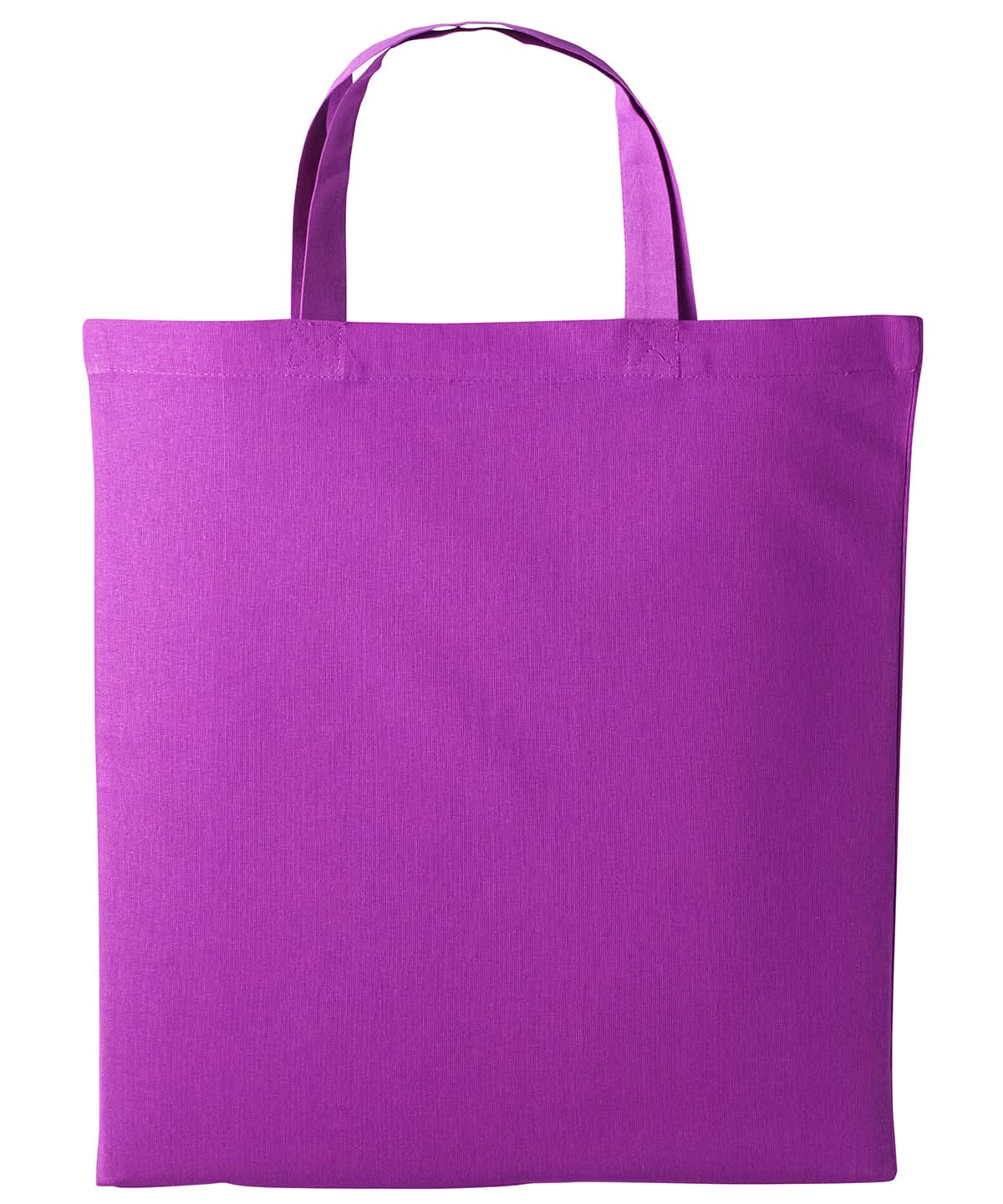 Nutshell Cotton shopper short handle RL110 - Magenta One size - Customisable Bags
