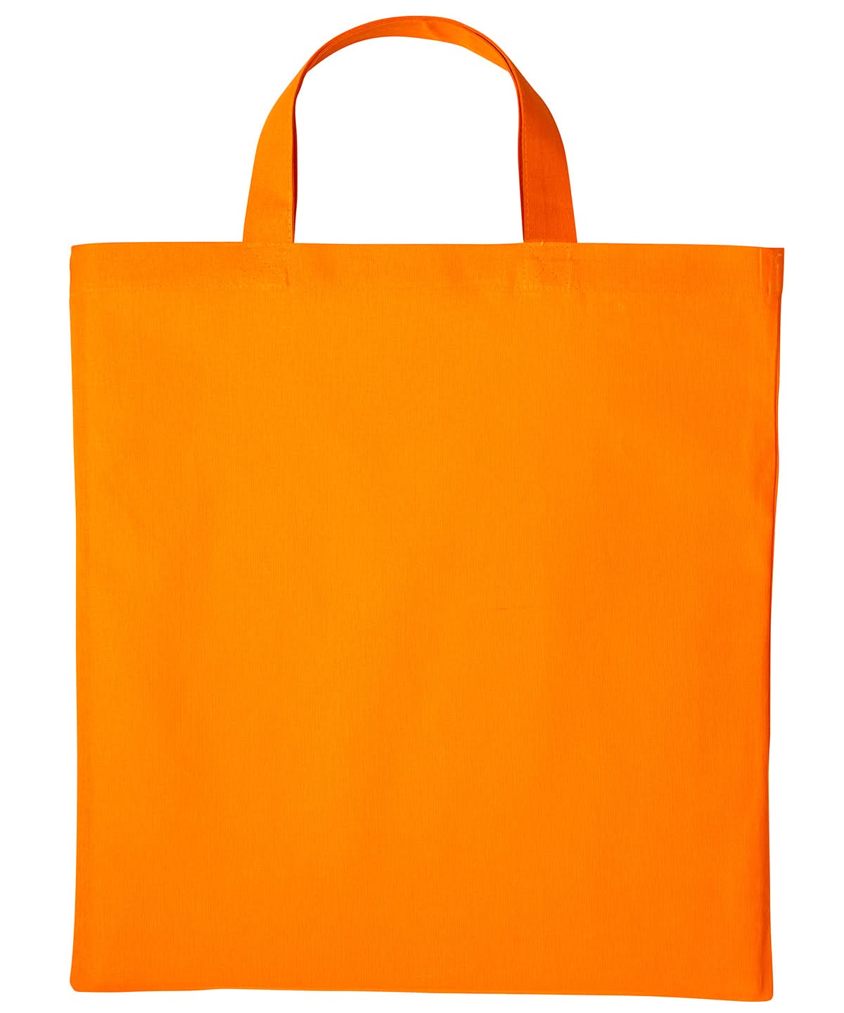 Nutshell Cotton shopper short handle RL110 - Orange One size - Customisable Bags