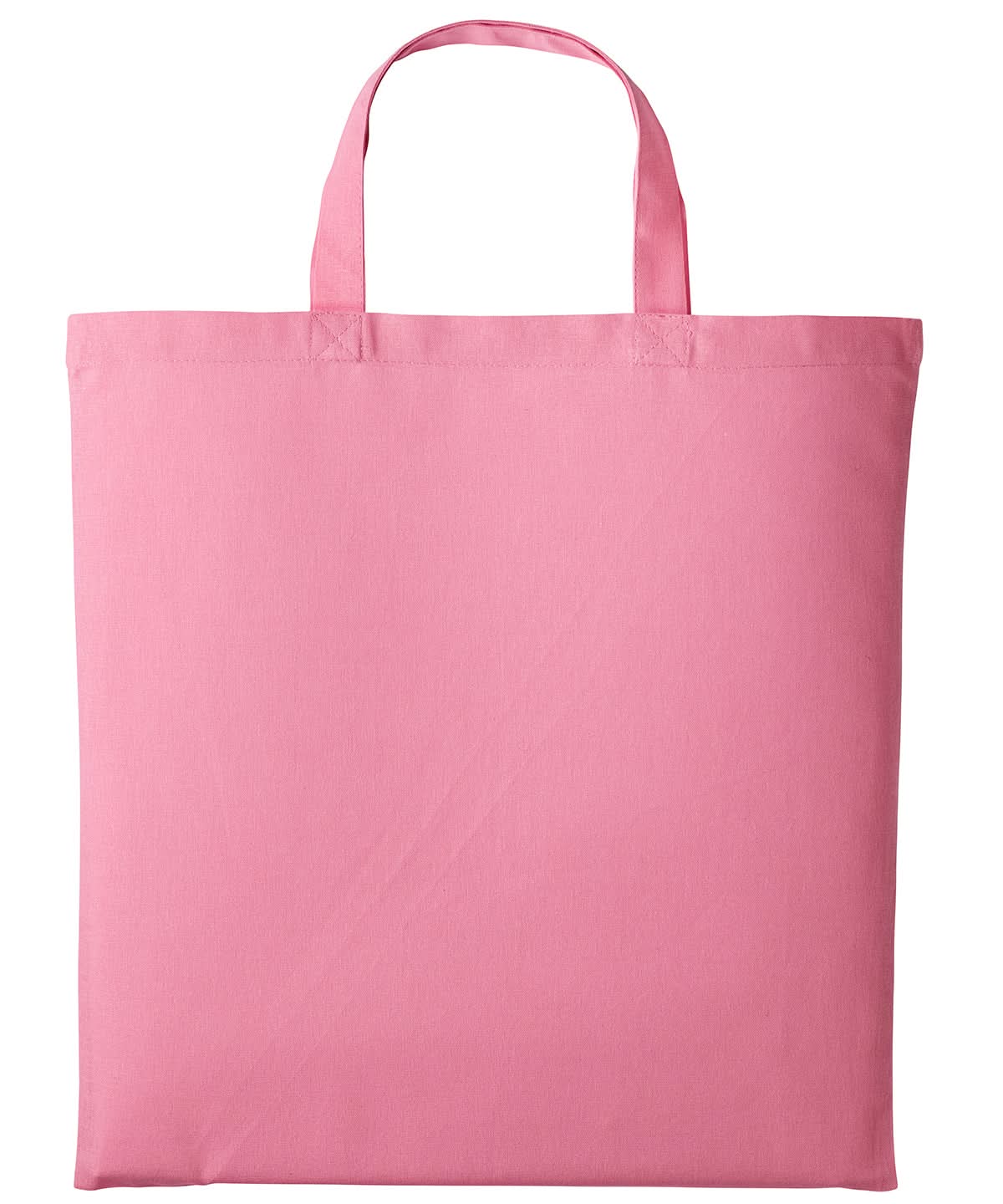 Nutshell Cotton shopper short handle RL110 - Pastel Pink One size - Customisable Bags