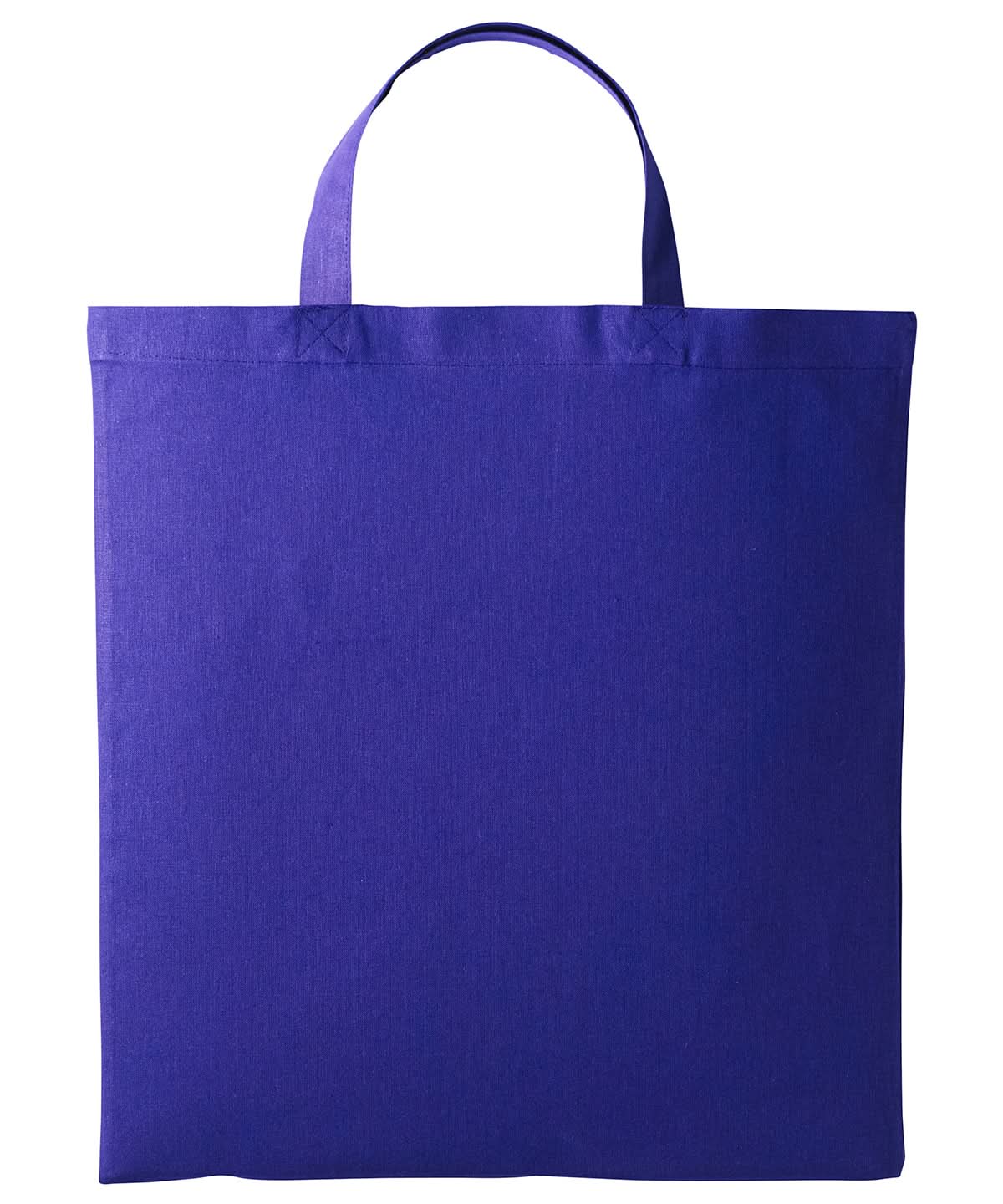 Nutshell Cotton shopper short handle RL110 - Purple One size - Customisable Bags