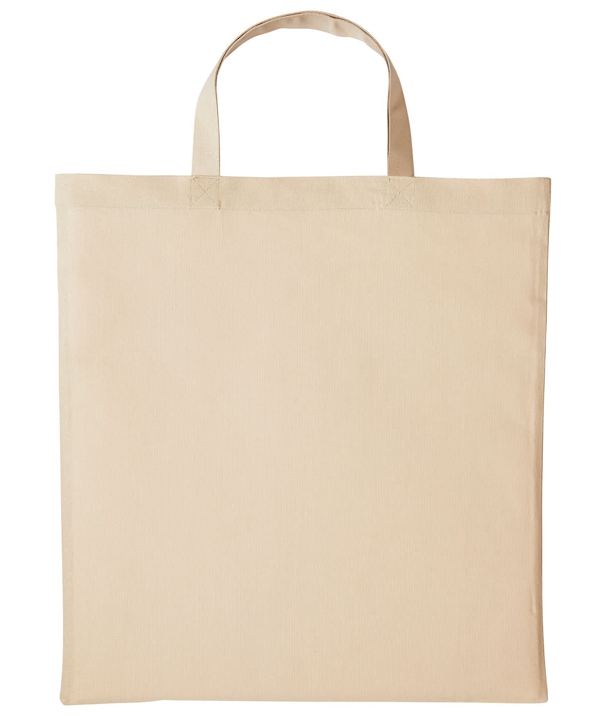 Nutshell Cotton shopper short handle RL110 - Sand One size - Customisable Bags