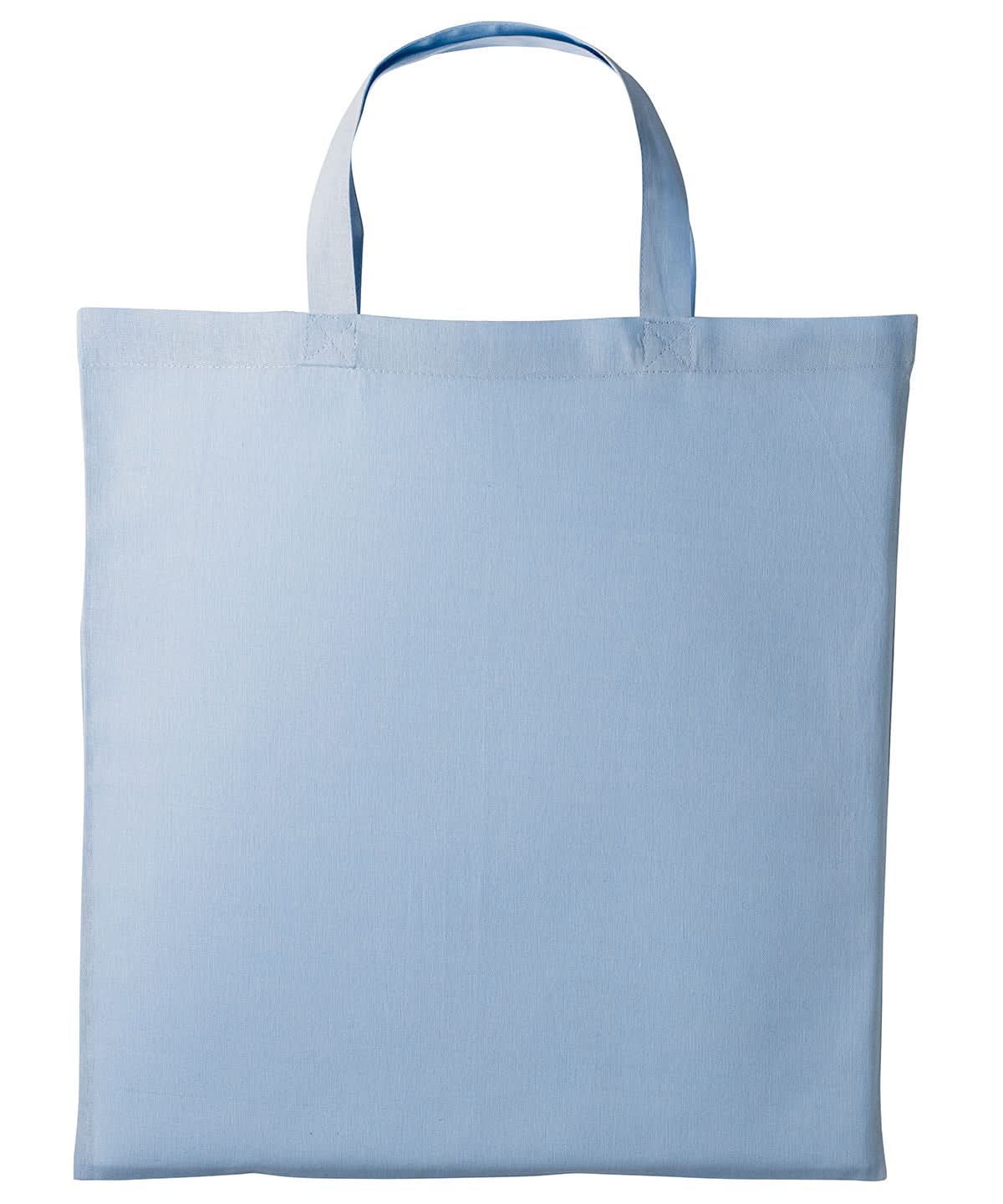 Nutshell Cotton shopper short handle RL110 - Sky One size - Customisable Bags