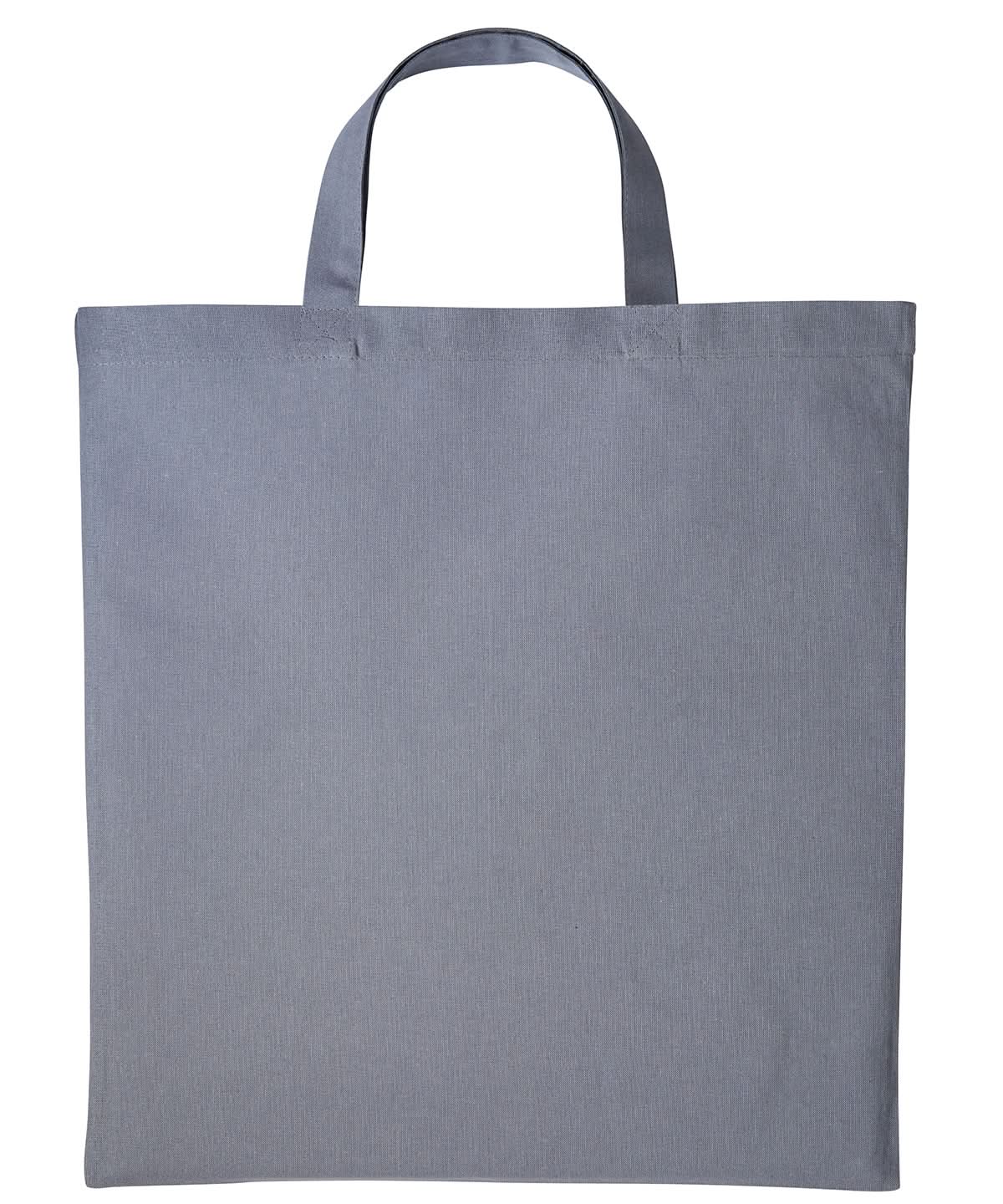Nutshell Cotton shopper short handle RL110 - Steel Mid Grey One size - Customisable Bags