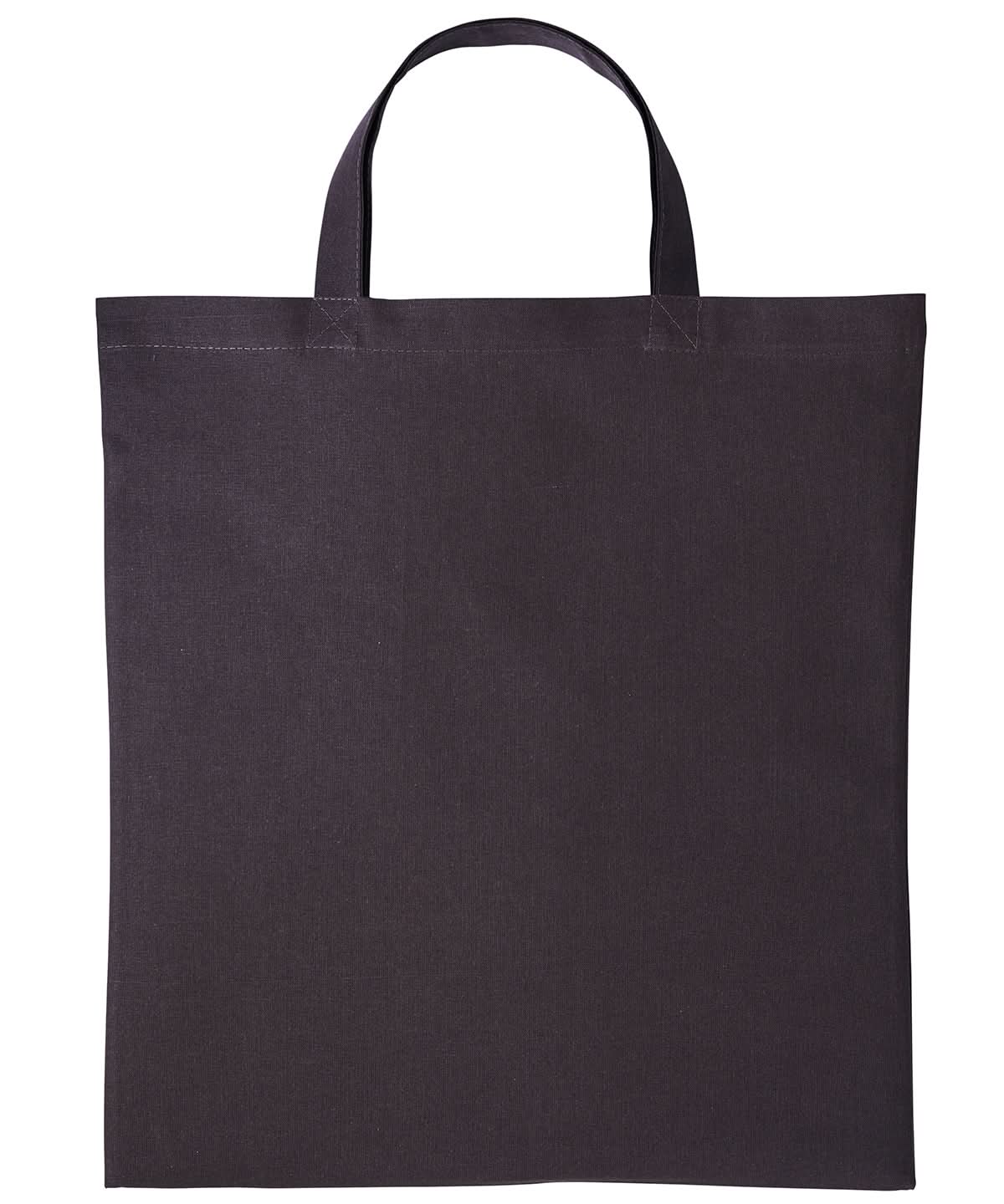 Nutshell Cotton shopper short handle RL110 - Storm Dark Grey One size - Customisable Bags