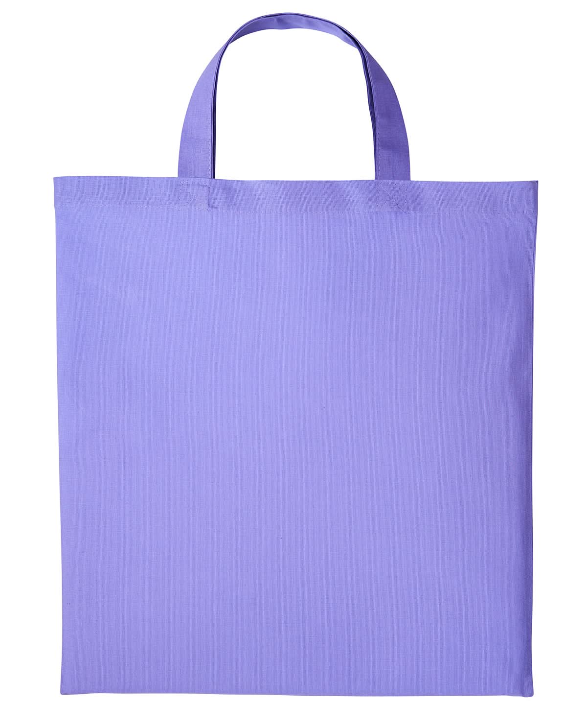 Nutshell Cotton shopper short handle RL110 - Violet One size - Customisable Bags
