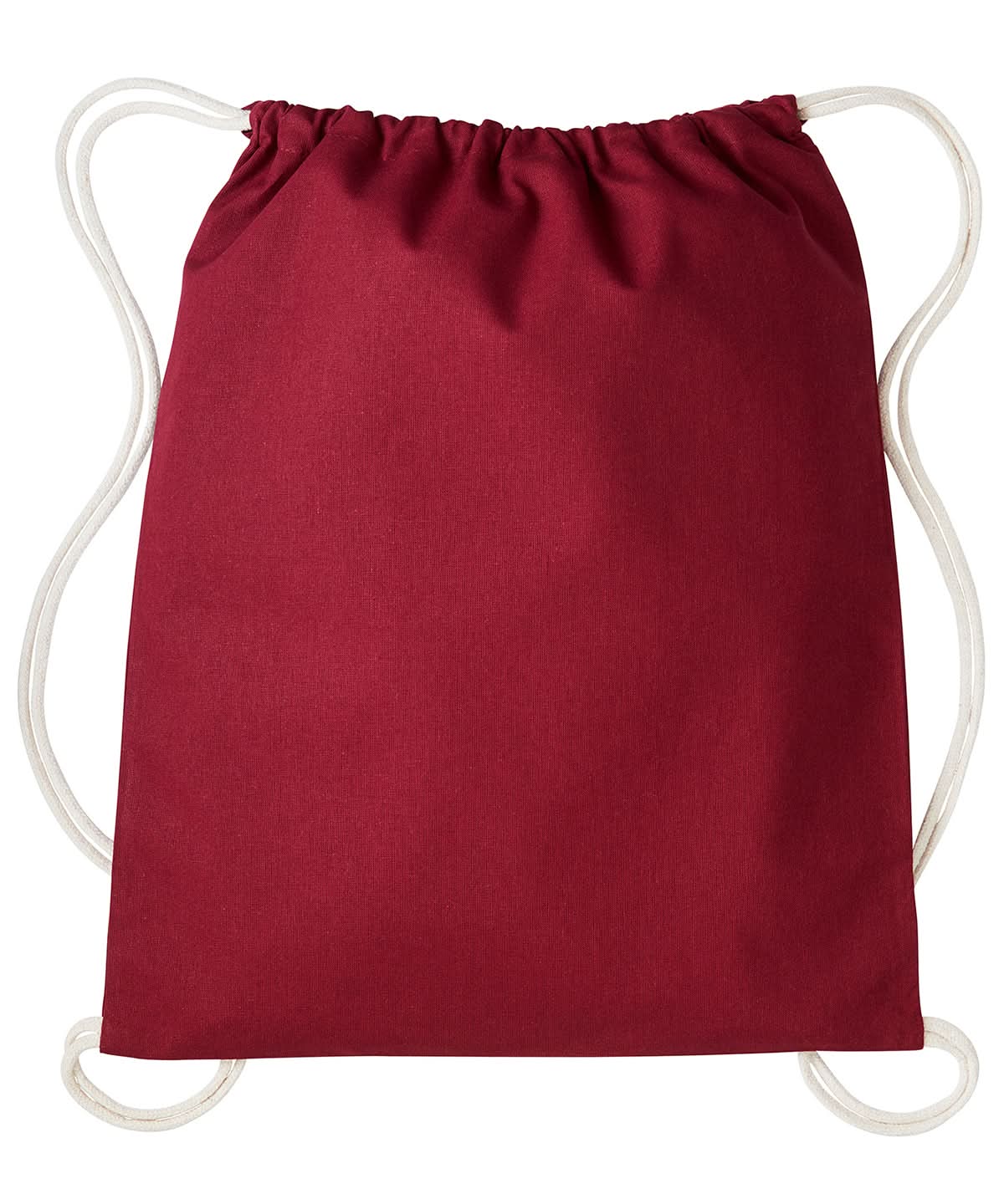 Nutshell Gymsac with cords RL300 - Burgundy Natural One size - Customisable Bags