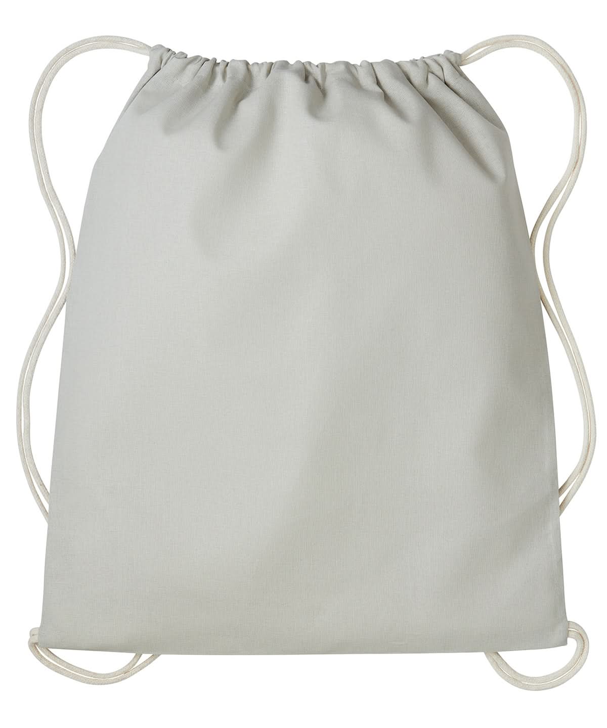Nutshell Gymsac with cords RL300 - Pastel Grey Natural One size - Customisable Bags