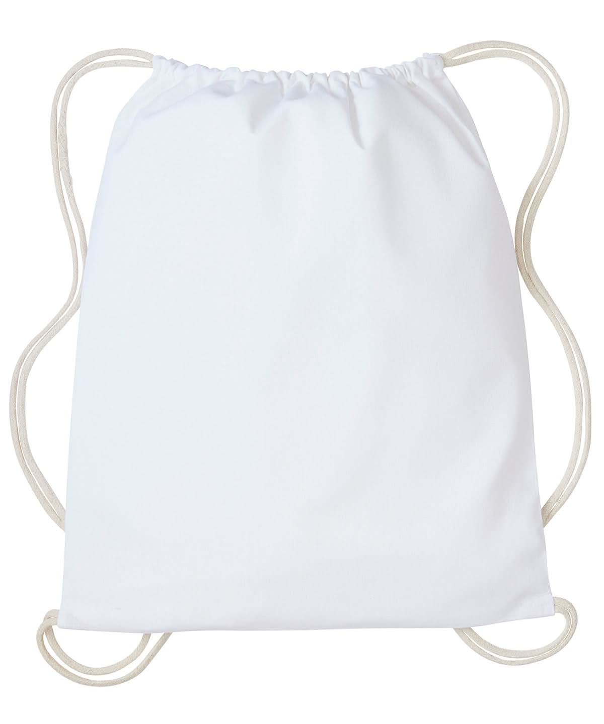 Nutshell Gymsac with cords RL300 - White Natural One size - Customisable Bags