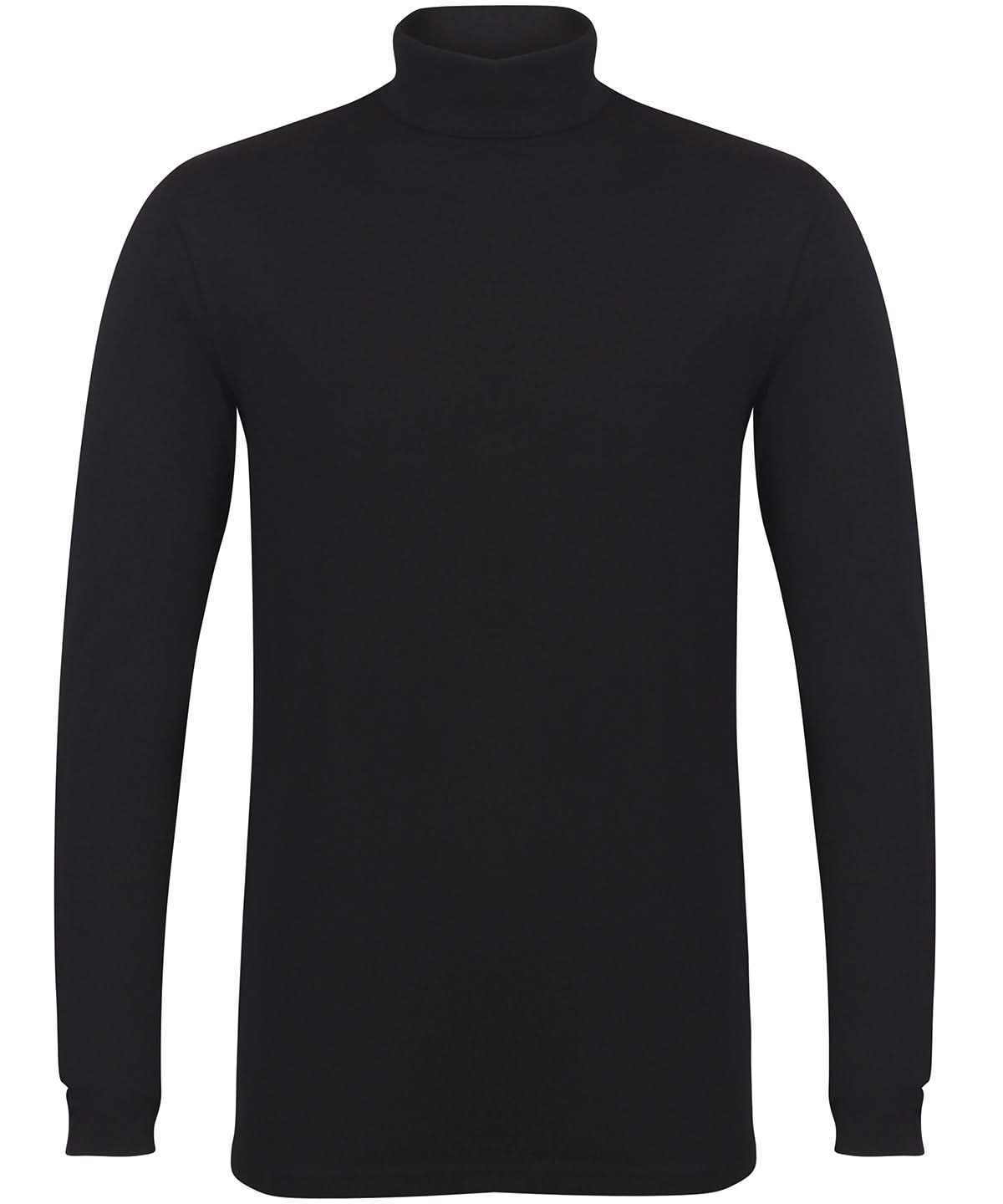 SF Feel good roll neck top 125 SF125 - Black - Customisable Sweatshirts