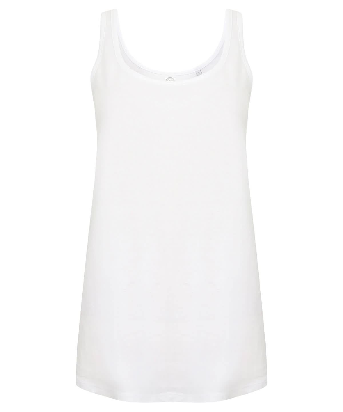 SF Womens slounge vest SK234 - White - Customisable Vest