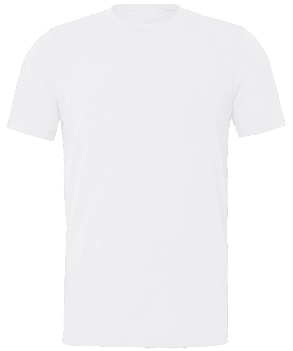 Bella Canvas Unisex sueded tee CV011 - Solid White Blend - Customisable T-Shirts