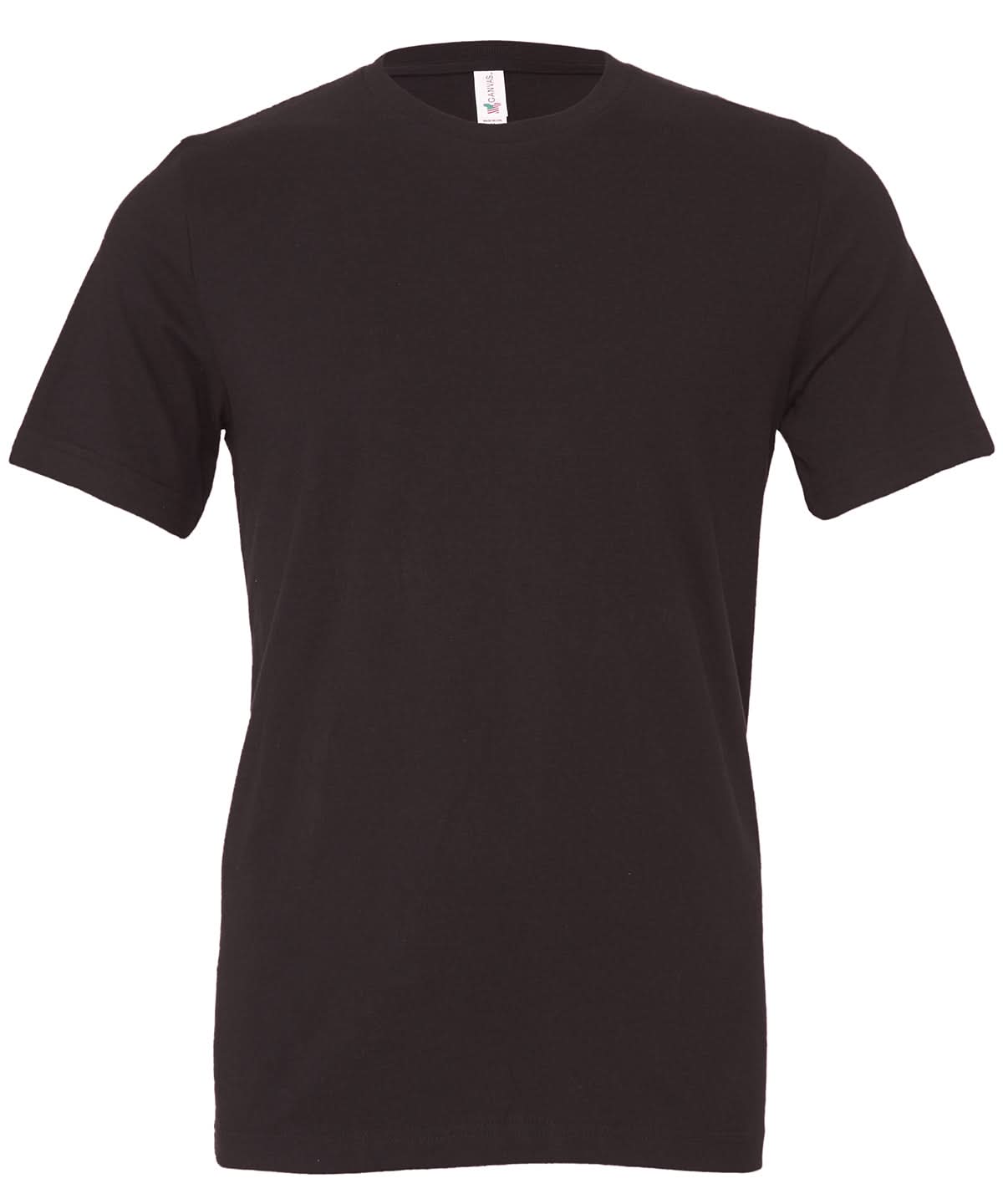 Bella Canvas Unisex Jersey crew neck t shirt Dark Grey CV001 - Dark Grey - Customisable T-Shirts