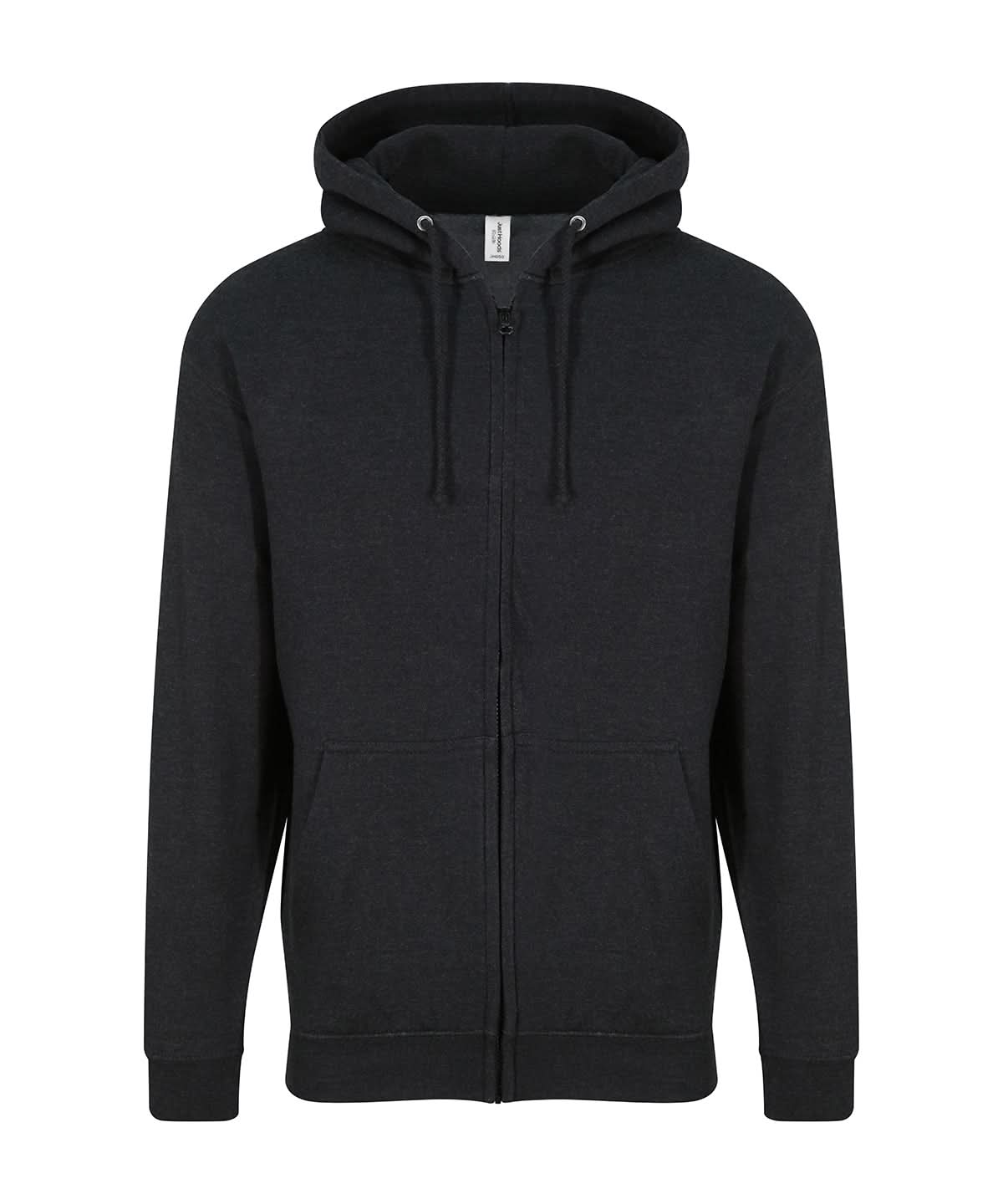AWDis Just Hoods Zoodie Black Smoke JH050 - Black Smoke - Customisable Hoodies