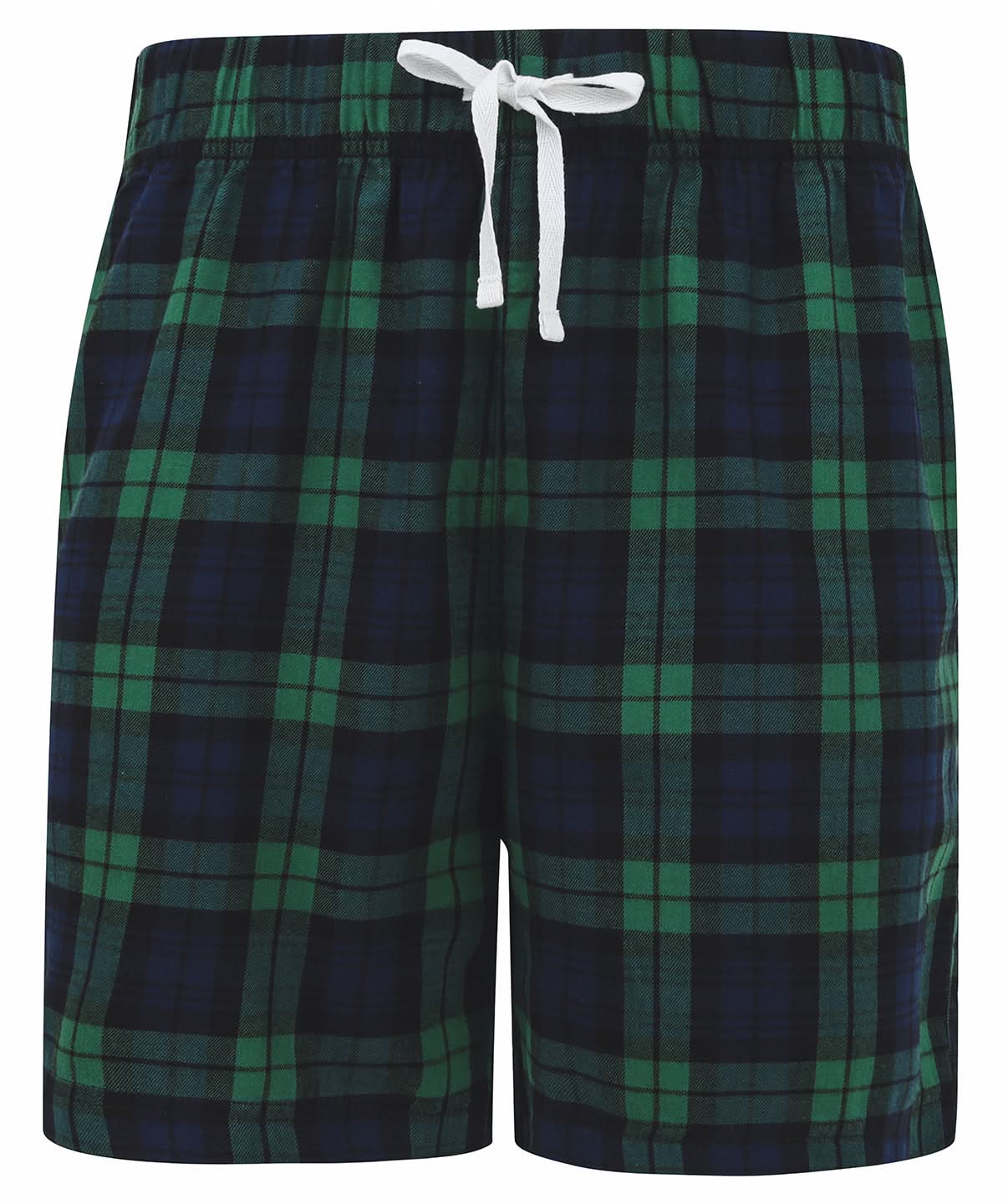 SF Tartan lounge shorts M82 SFM82 - Navy Green Check - Customisable Shorts