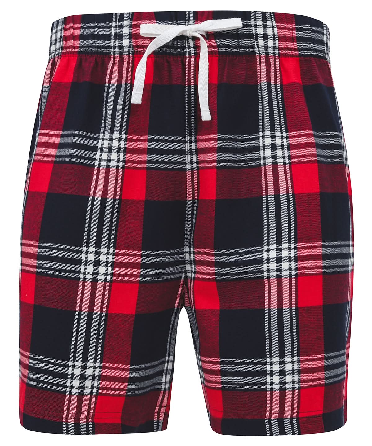 SF Tartan lounge shorts M82 SFM82 - Red Navy Check - Customisable Shorts