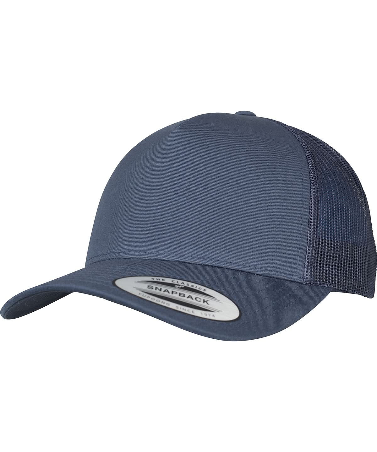 Flexfit By Yupoong 5 Panel Retro Trucker Cap 6506 YP049 - Navy One size - Customisable Caps