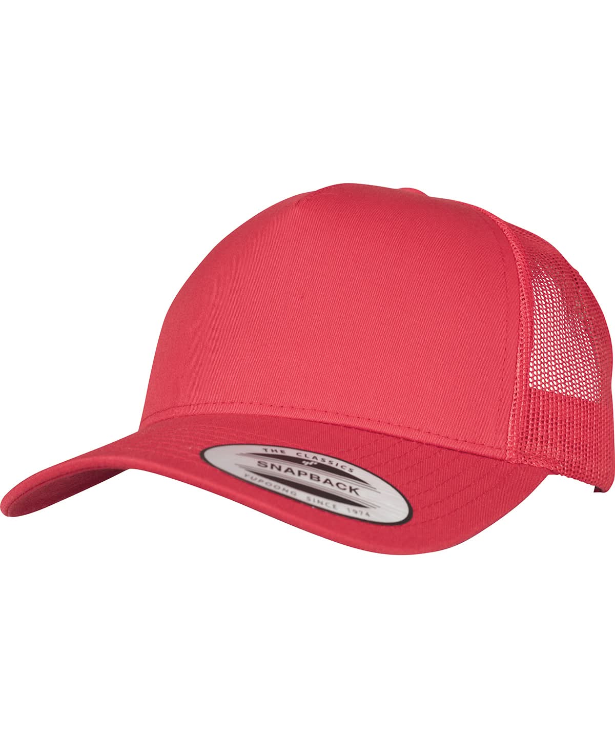 Flexfit By Yupoong 5 Panel Retro Trucker Cap 6506 YP049 - Red One size - Customisable Caps