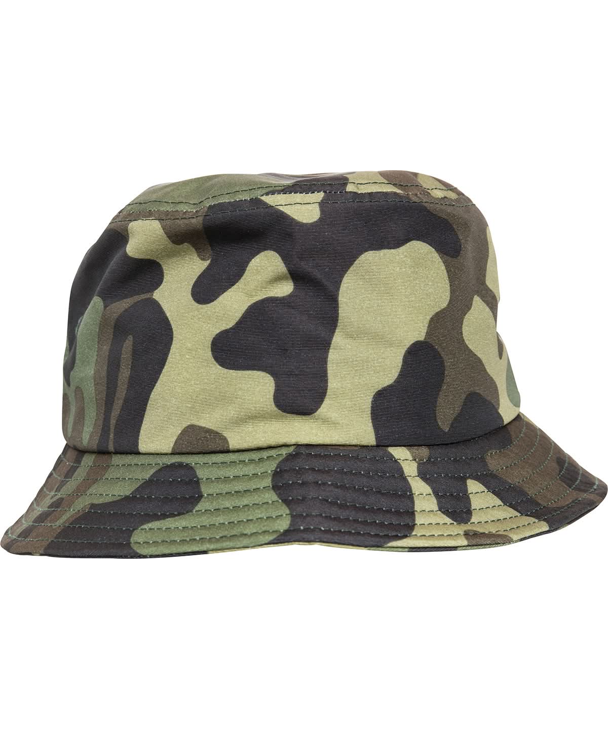 Flexfit By Yupoong Camo Bucket Hat 5003Cb YP068 - Green Camo One size - Customisable Hats