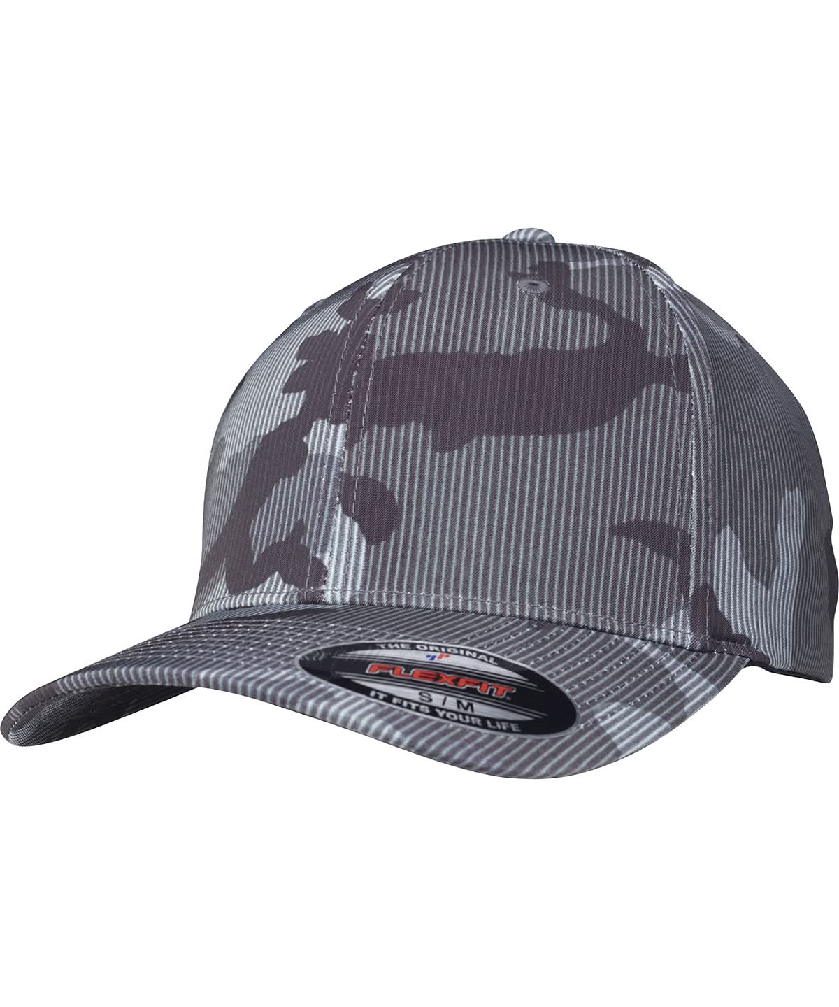 Flexfit By Yupoong Flexfit Camo Stripe Cap 6277Cs YP104 - Dark Camo - Customisable Caps