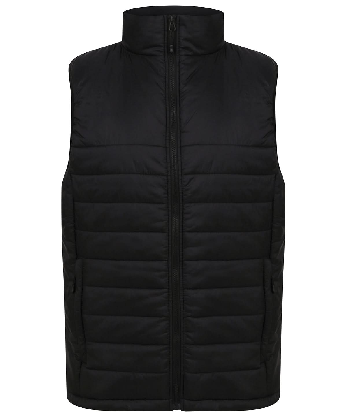 Henbury Unisex Padded Gilet HB875 - Black - Customisable Gilets & Body Warmers
