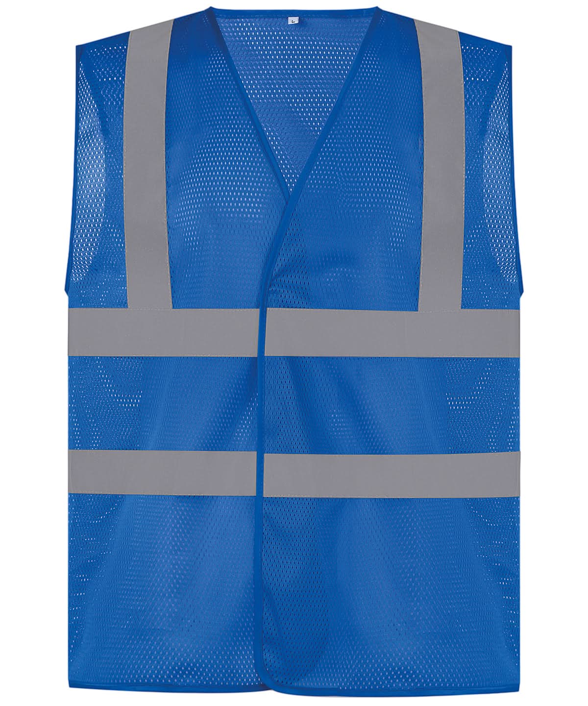 Yoko Top Cool Open Mesh 2 Band And Braces Waistcoat Hvw120 YK006 - Royal Blue - Customisable HV Vest