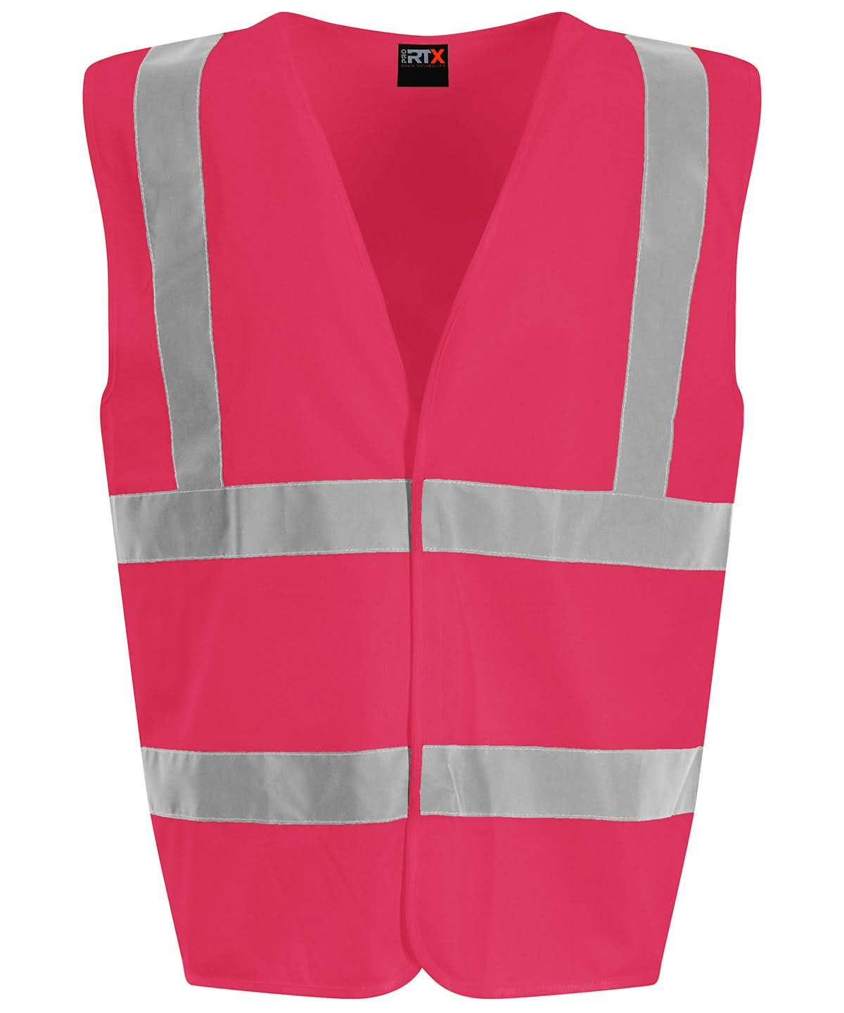 ProRTX High Visibility Waistcoat Pink RX700 - Pink - Customisable Hi-Vis Vest