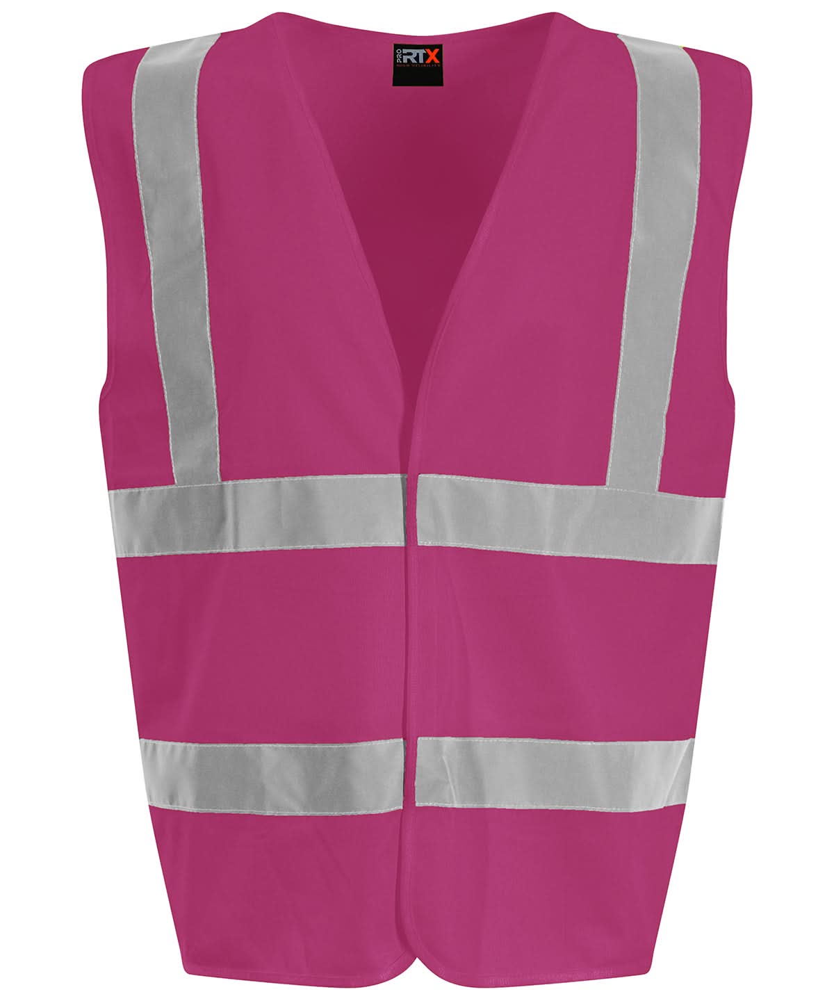 ProRTX High Visibility Waistcoat Raspberry RX700 - Raspberry - Customisable Hi-Vis Vest