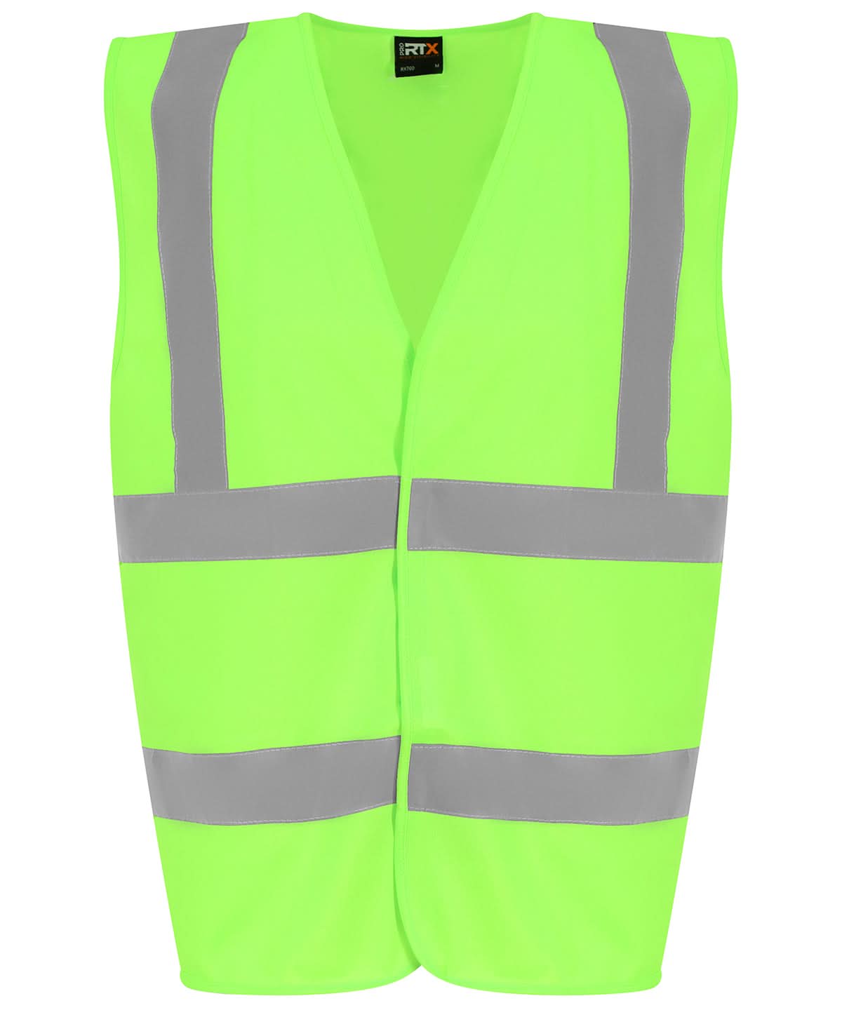 ProRTX High Visibility Kids waistcoat RX70J - Lime - Customisable HV Vest
