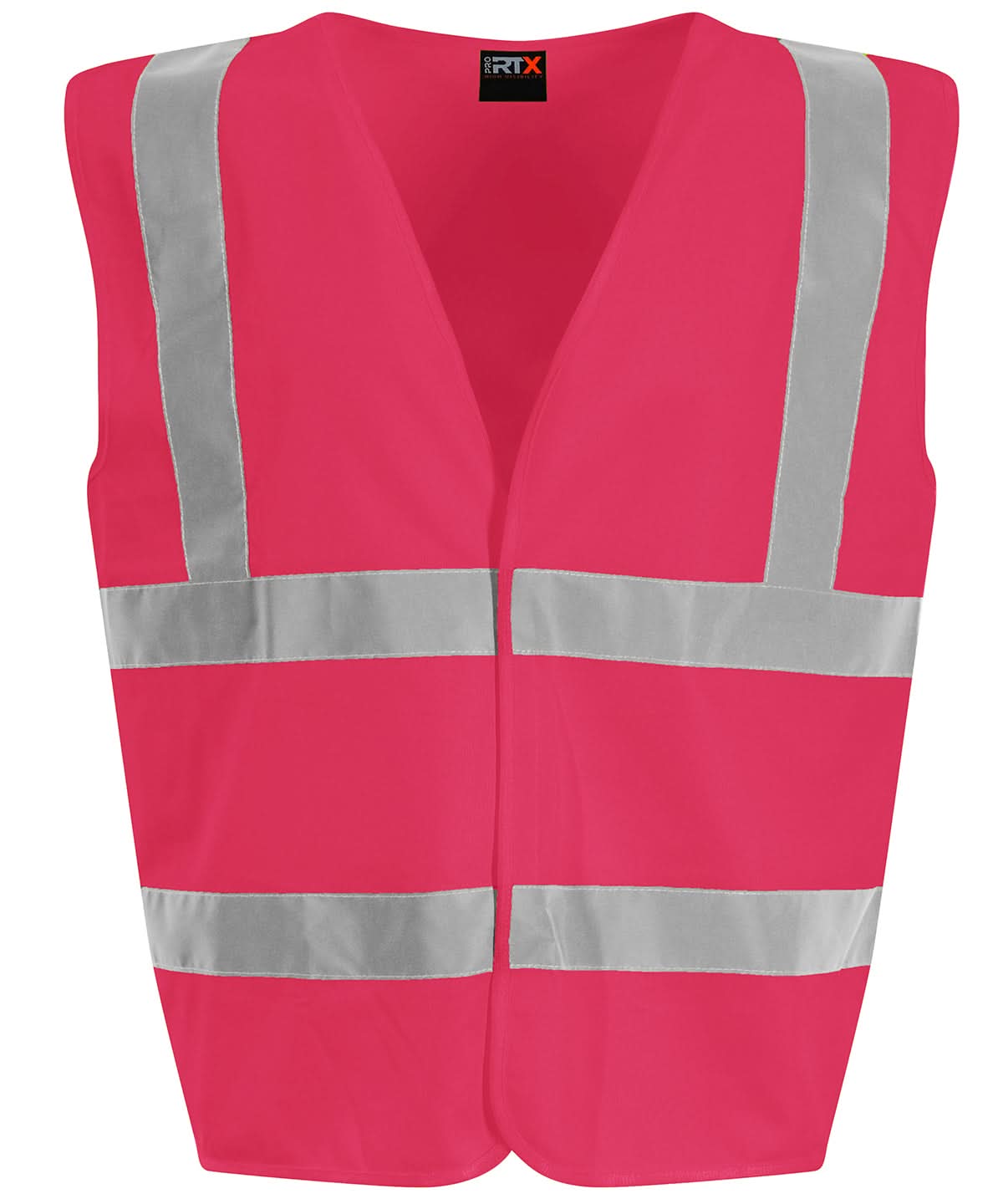 ProRTX High Visibility Kids waistcoat RX70J - Pink - Customisable HV Vest