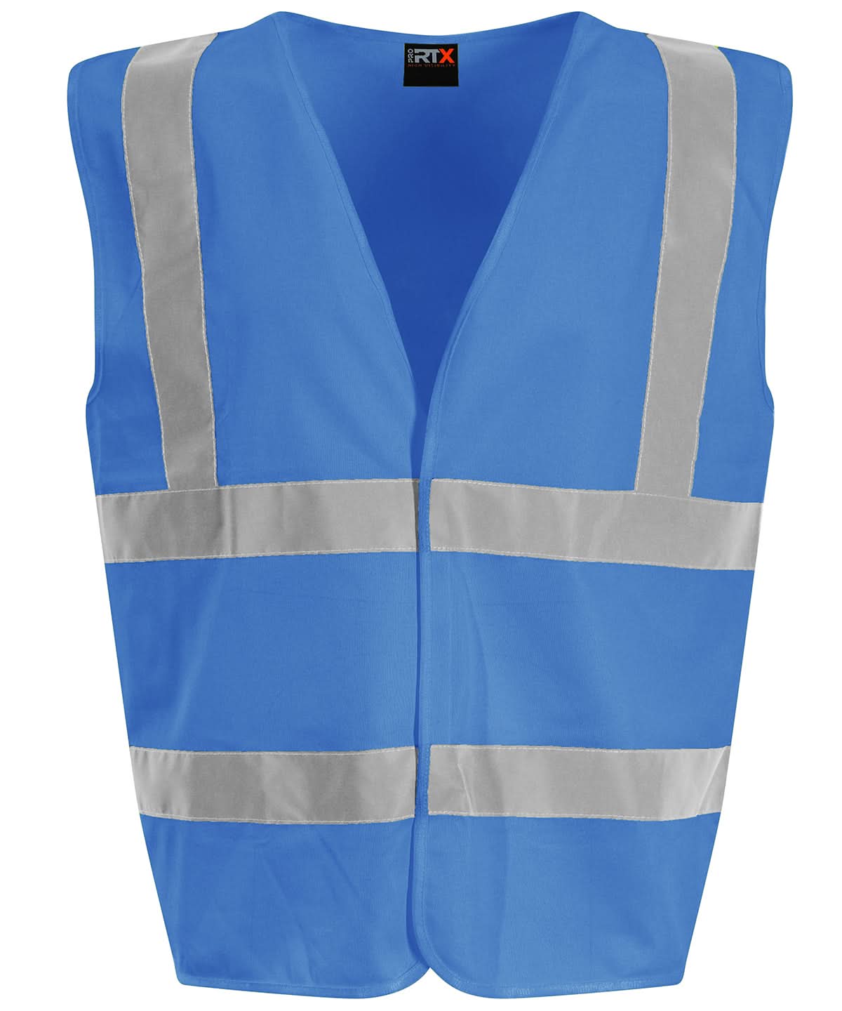 ProRTX High Visibility Kids waistcoat RX70J - Royal Blue - Customisable HV Vest