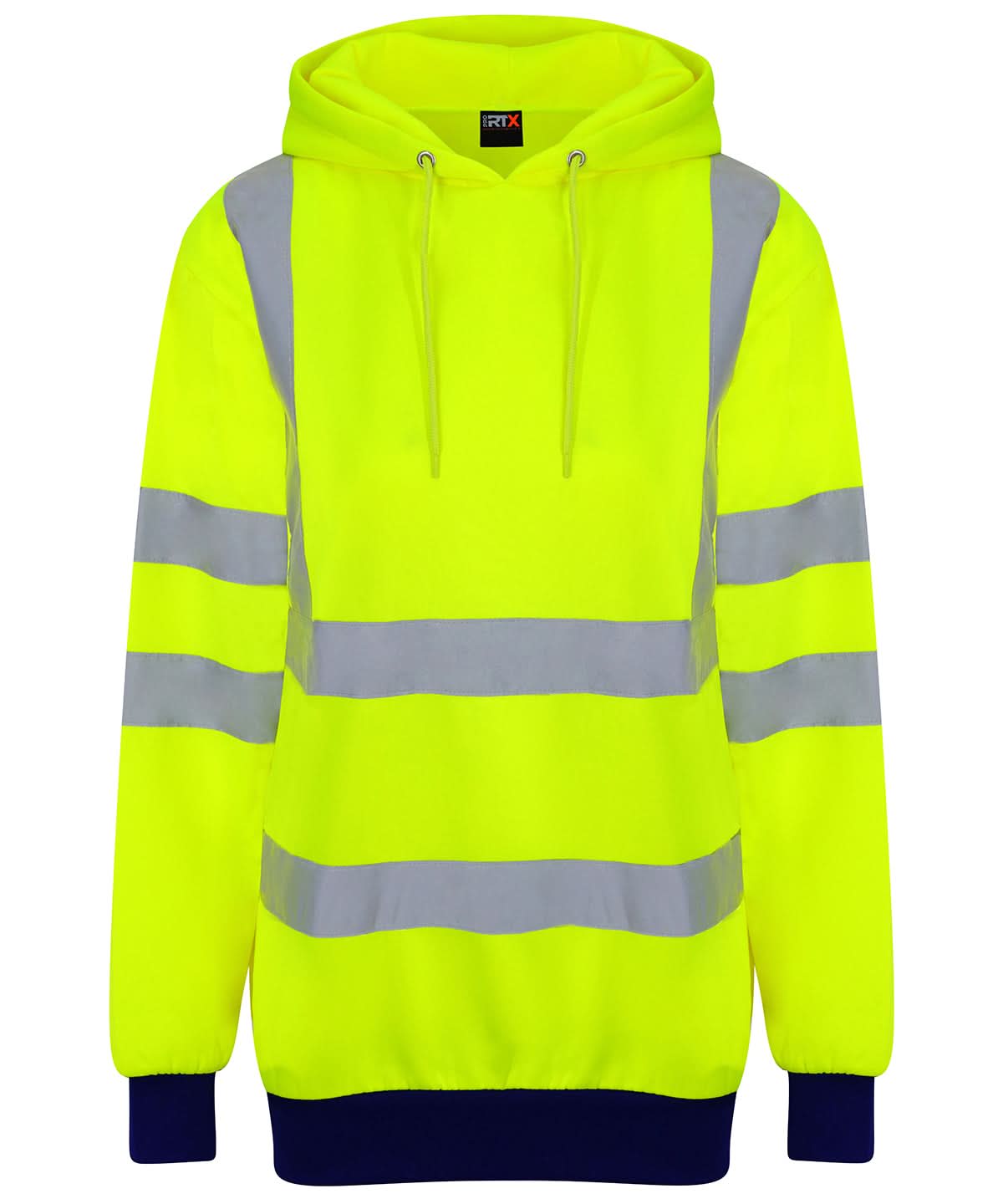 ProRTX High Visibility High visibility hoodie RX740 - HV Yellow Navy - Customisable Hoodies