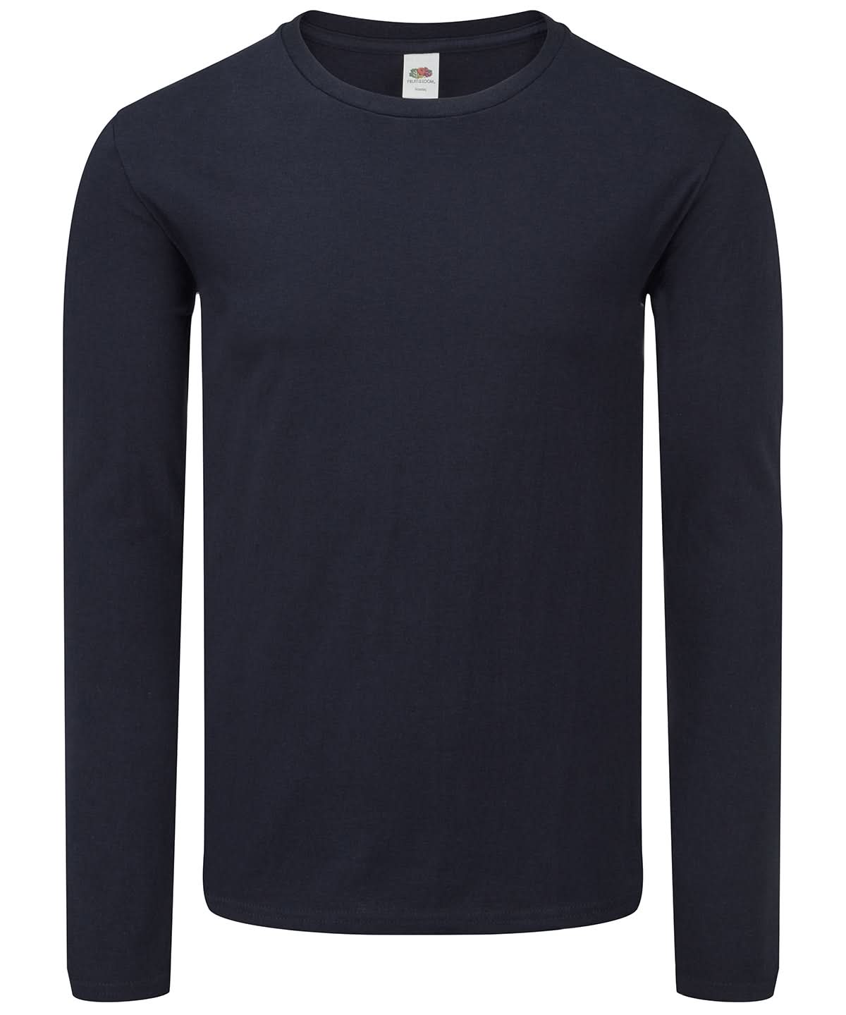 Fruit of the Loom Fruit Of The Loom Iconic 150 Classic Long Sleeve T SS433 - Deep Navy - Customisable T-Shirts