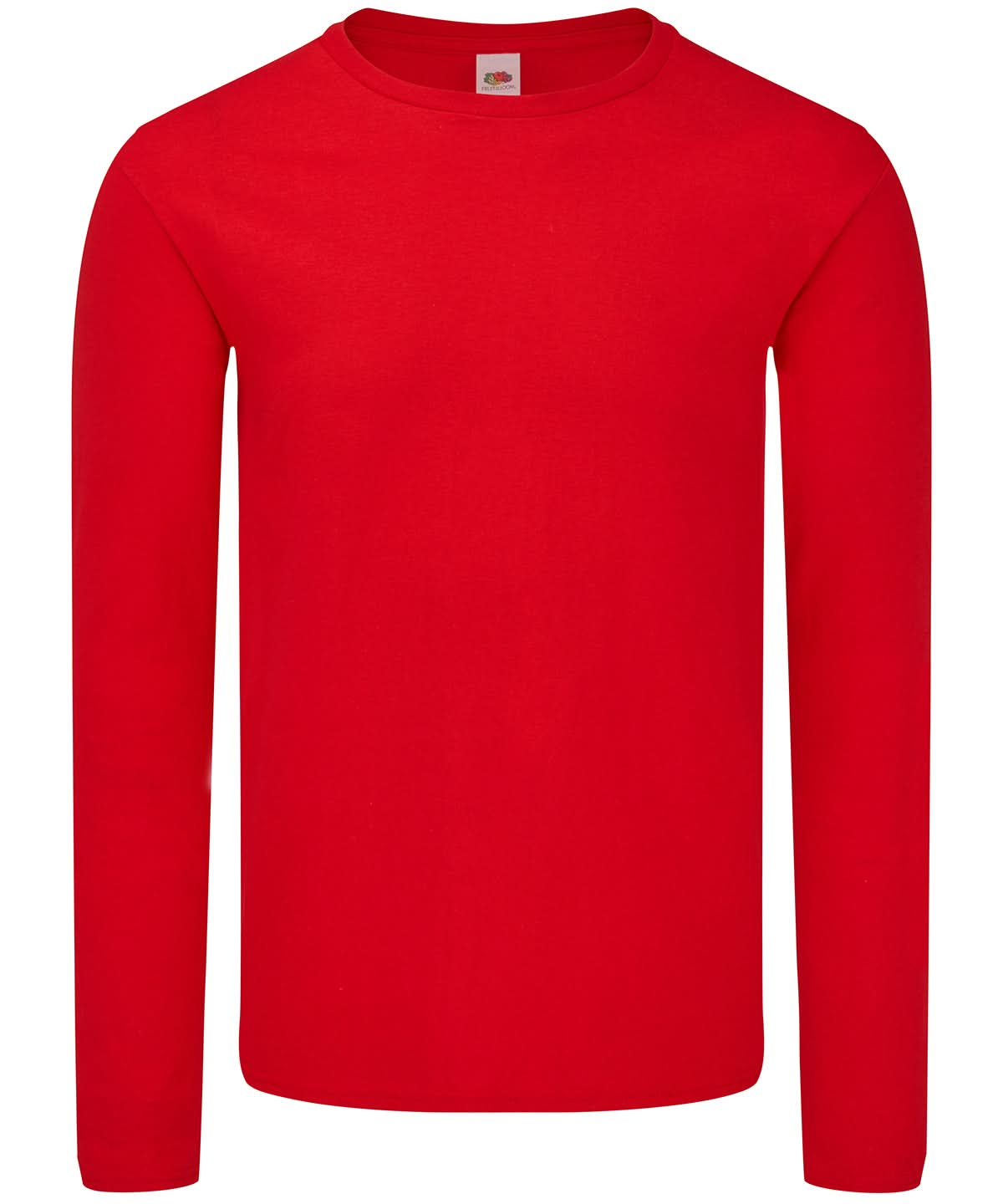 Fruit of the Loom Fruit Of The Loom Iconic 150 Classic Long Sleeve T SS433 - Red XL - Customisable T-Shirts