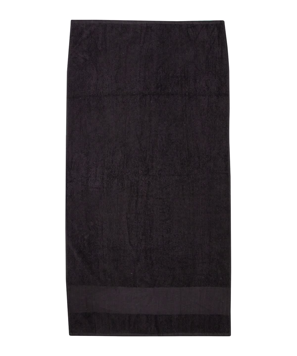 Towel City Printable border hand towel TC034 - Black One size - Customisable Towels