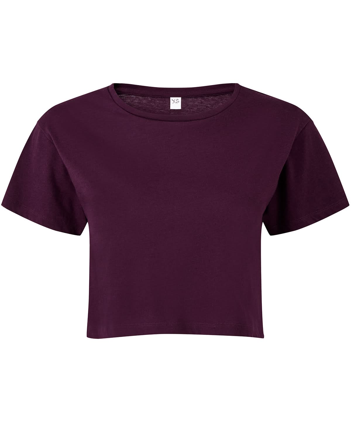 TriDri Tridri WomenS Crop Top TR019 - Mulberry - Customisable T-Shirts