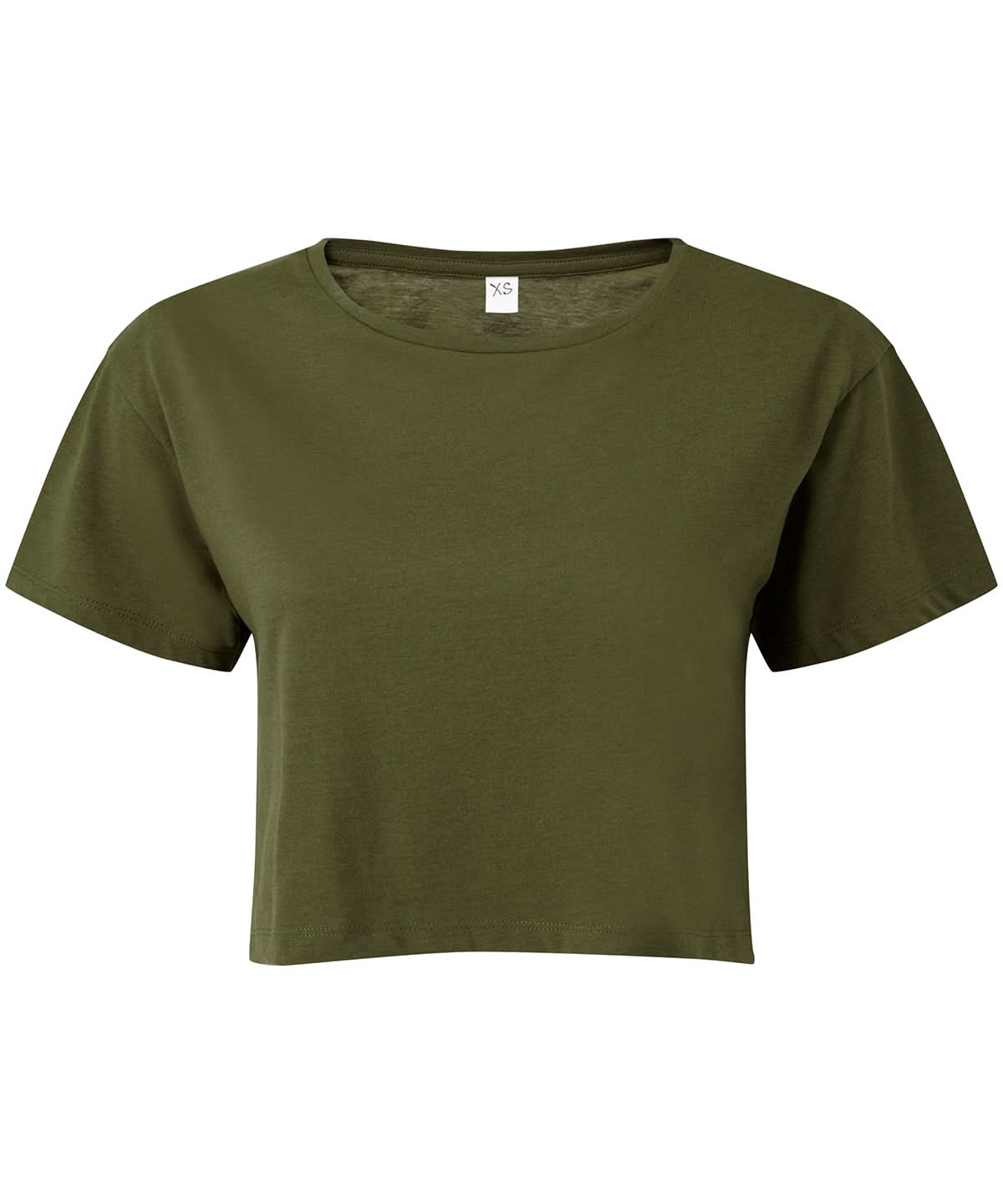 TriDri Tridri WomenS Crop Top TR019 - olive - Customisable T-Shirts