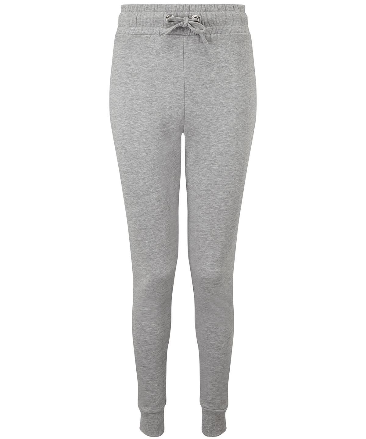 TriDri Tridri WomenS Fitted Joggers TR055 - Heather Grey - Customisable Joggers