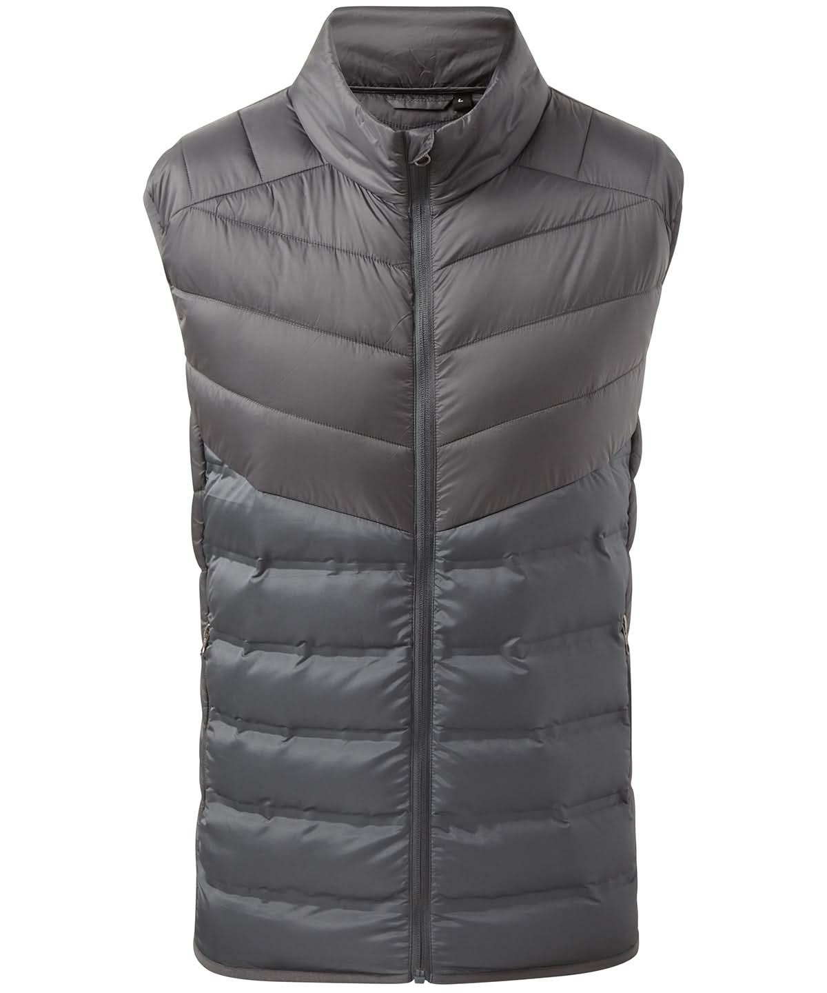 2786 Mantel moulded gilet TS017 - Steel - Customisable Bodywarmer