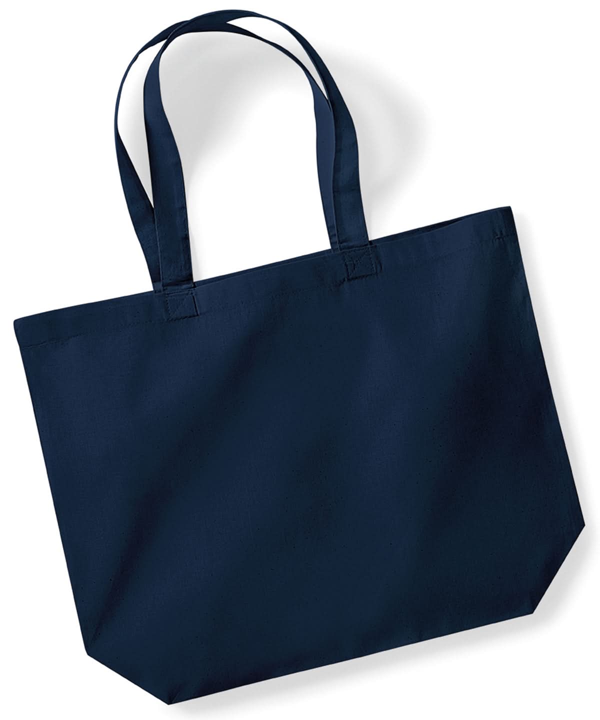 Westford Mill Organic Premium Cotton Maxi Tote WM265 - French Navy One Size - Customisable Bags