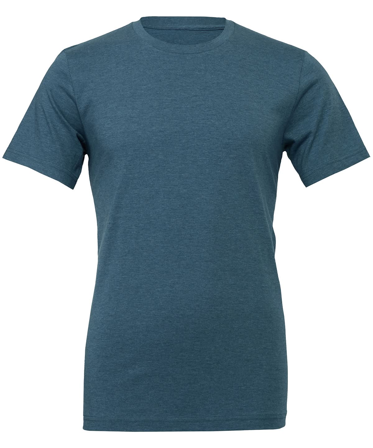 Bella Canvas Unisex heather CVC short sleeve t shirt Heather Deep Teal CV01H - Heather Deep Teal - Customisable T-Shirts