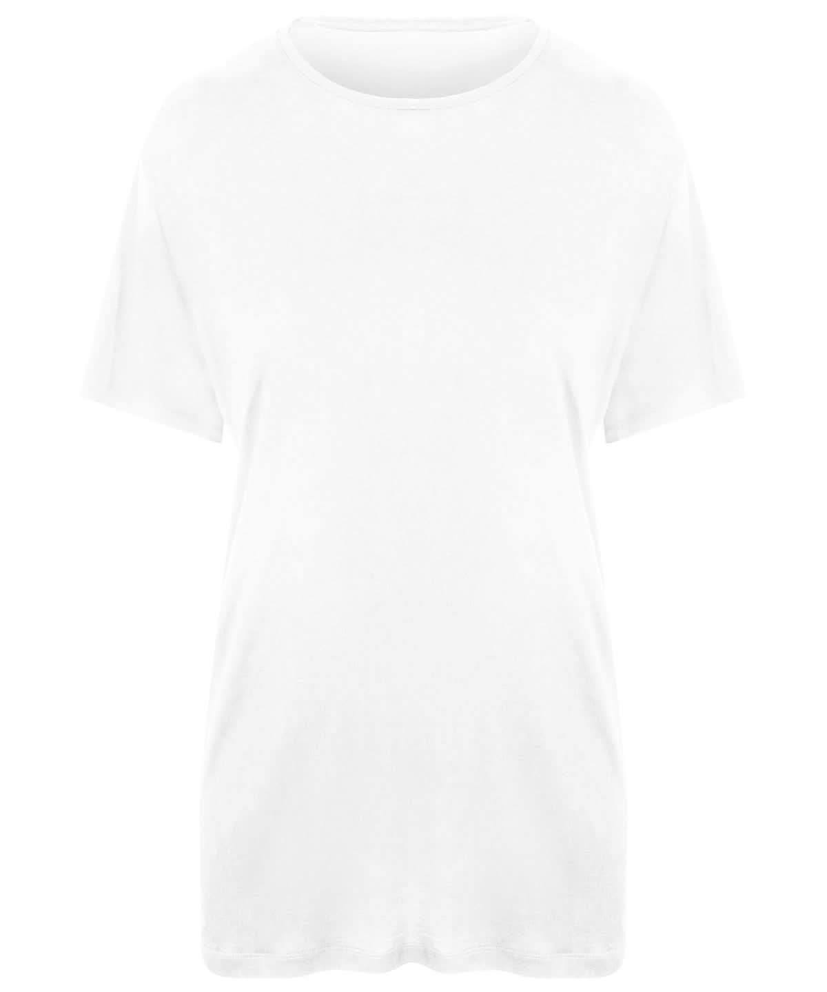 AWDis Ecologie Daintree EcoViscose tee EA002 - Arctic White - Customisable Hi-Vis T-Shirts