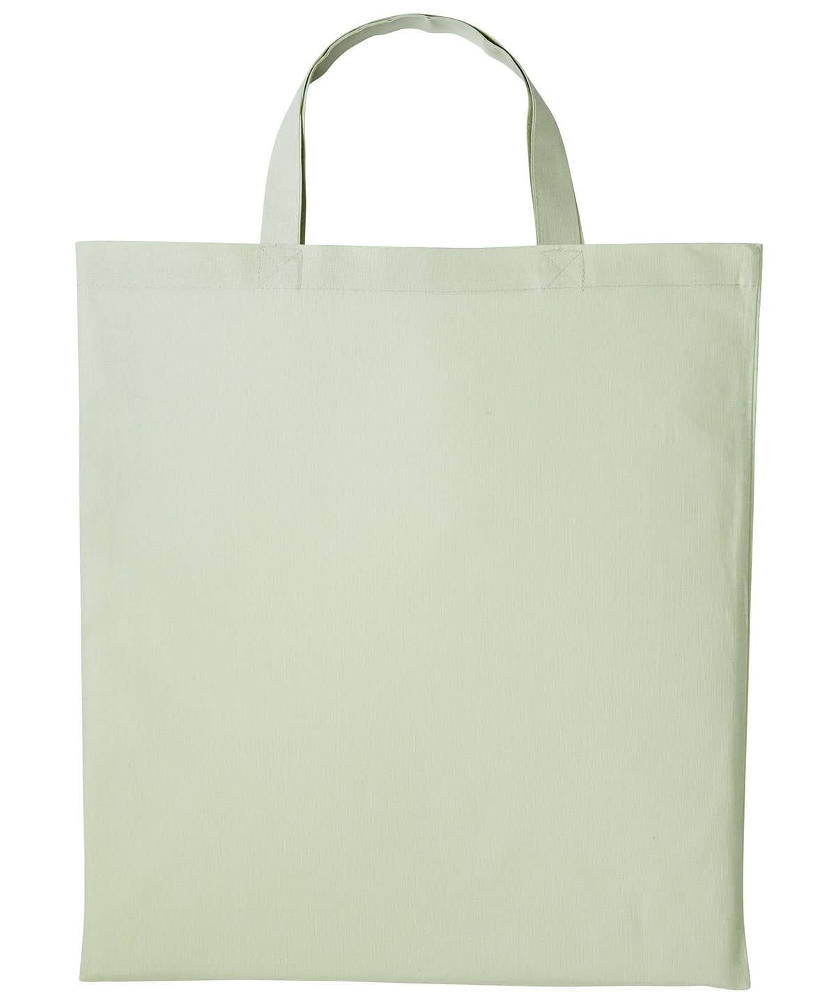 Nutshell Cotton shopper short handle RL110 - Pastel MInt One size - Customisable Bags