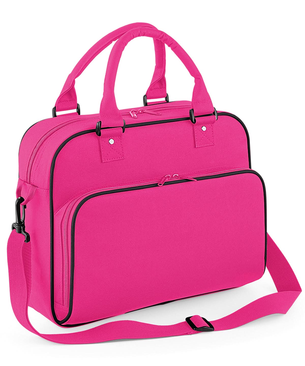 Bagbase Junior dance bag BG145 - Fuchsia Black One size - Customisable Bags