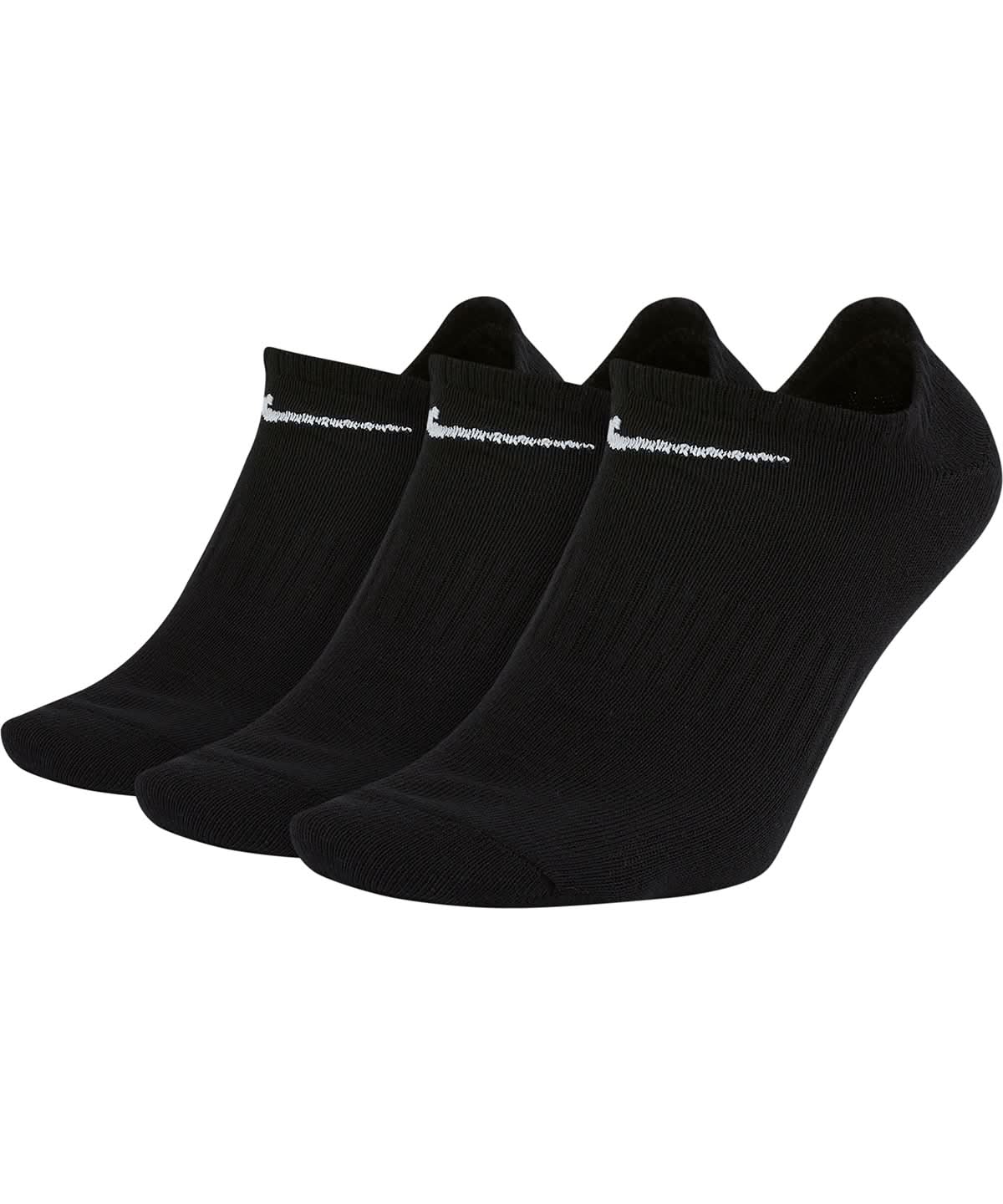 Nike everyday lightweight no show sock 3 pairs nk185 - Black - Customisable Socks