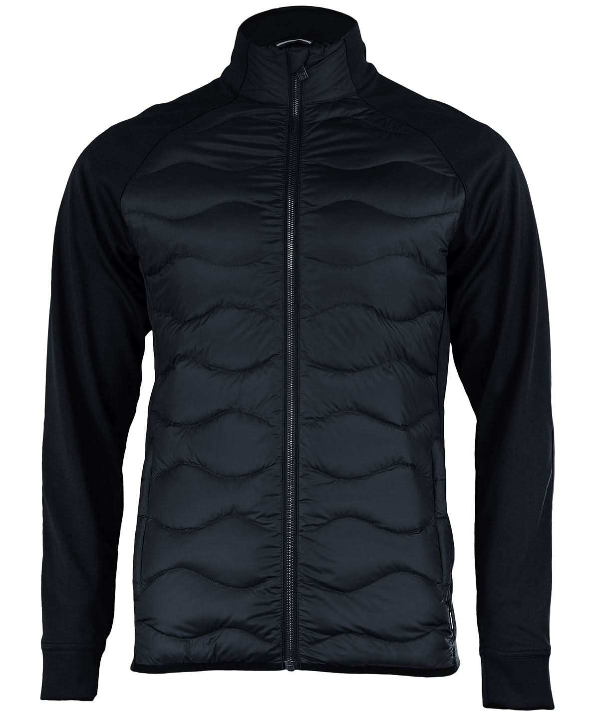 Nimbus Stillwater premium hybrid down jacket N104M - Black - Customisable Jackets