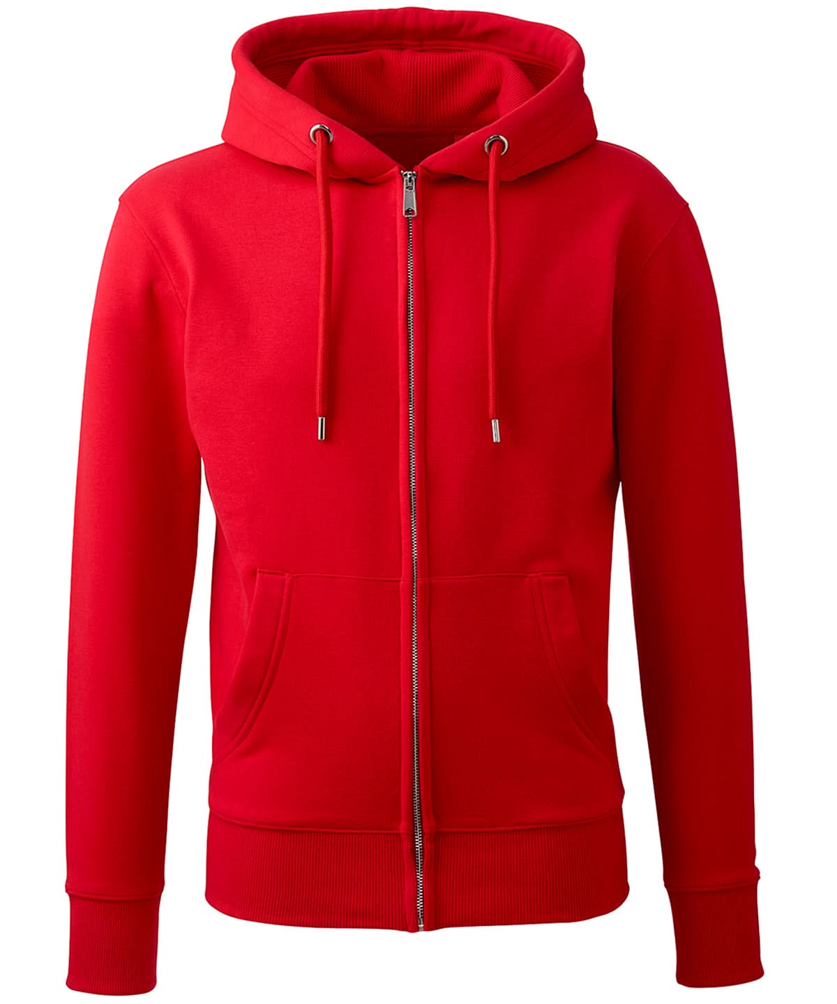 Anthem Mens full zip hoodie AM002 - Red - Customisable Hoodies