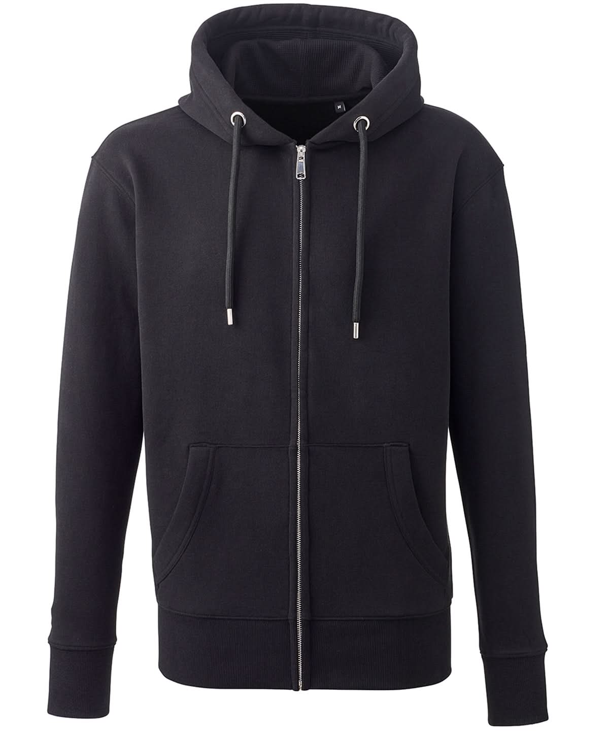 Anthem Mens full zip hoodie AM002 - Black - Customisable Hoodies