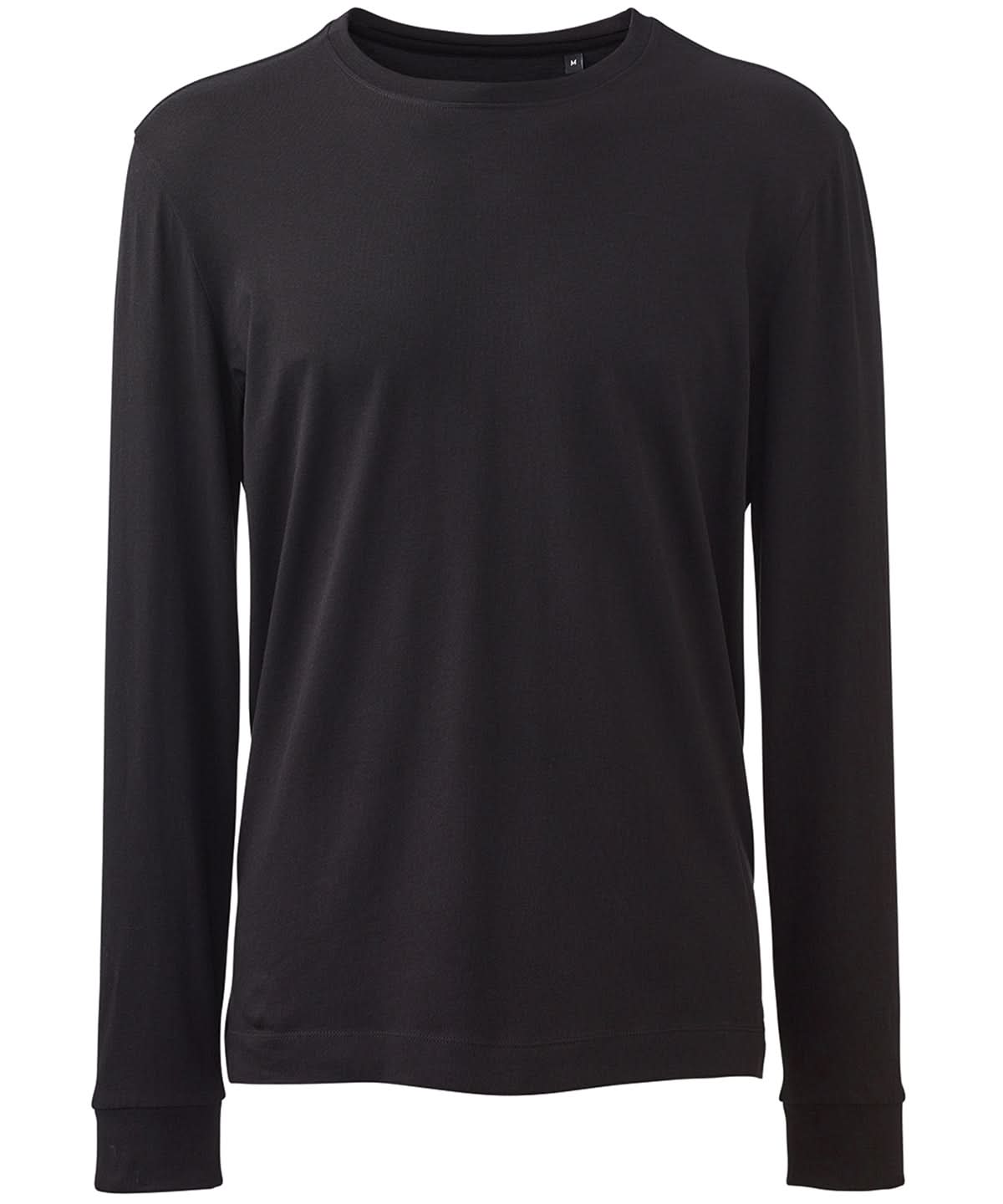 Anthem Mens long sleeve t shirt AM011 - Black - Customisable T-Shirts
