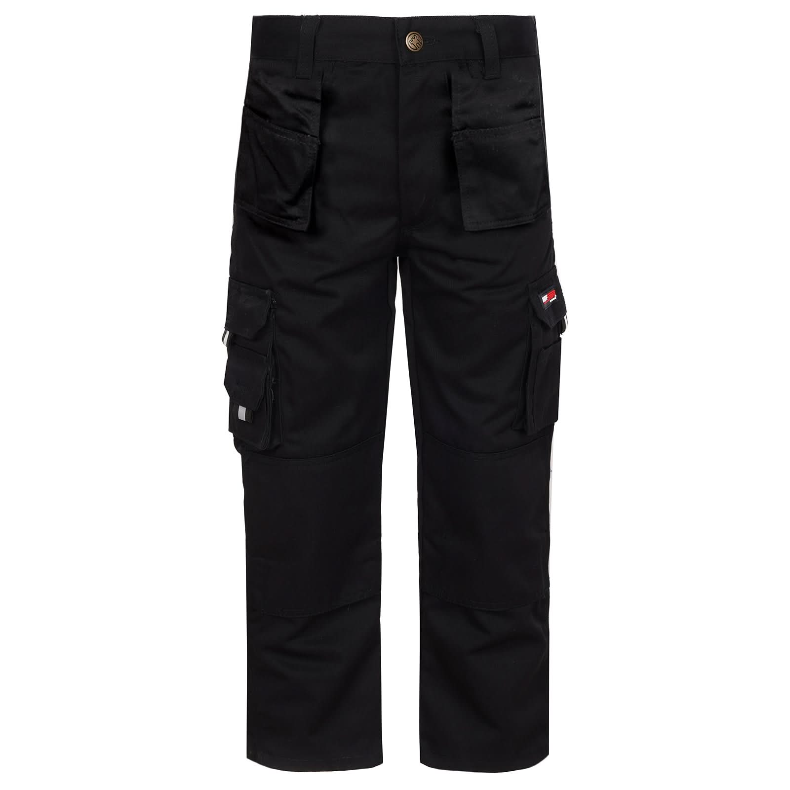 TUFFSTUFF JUNIOR PRO WORK TROUSERS - BLACK - Customisable CHILDRENSWEAR