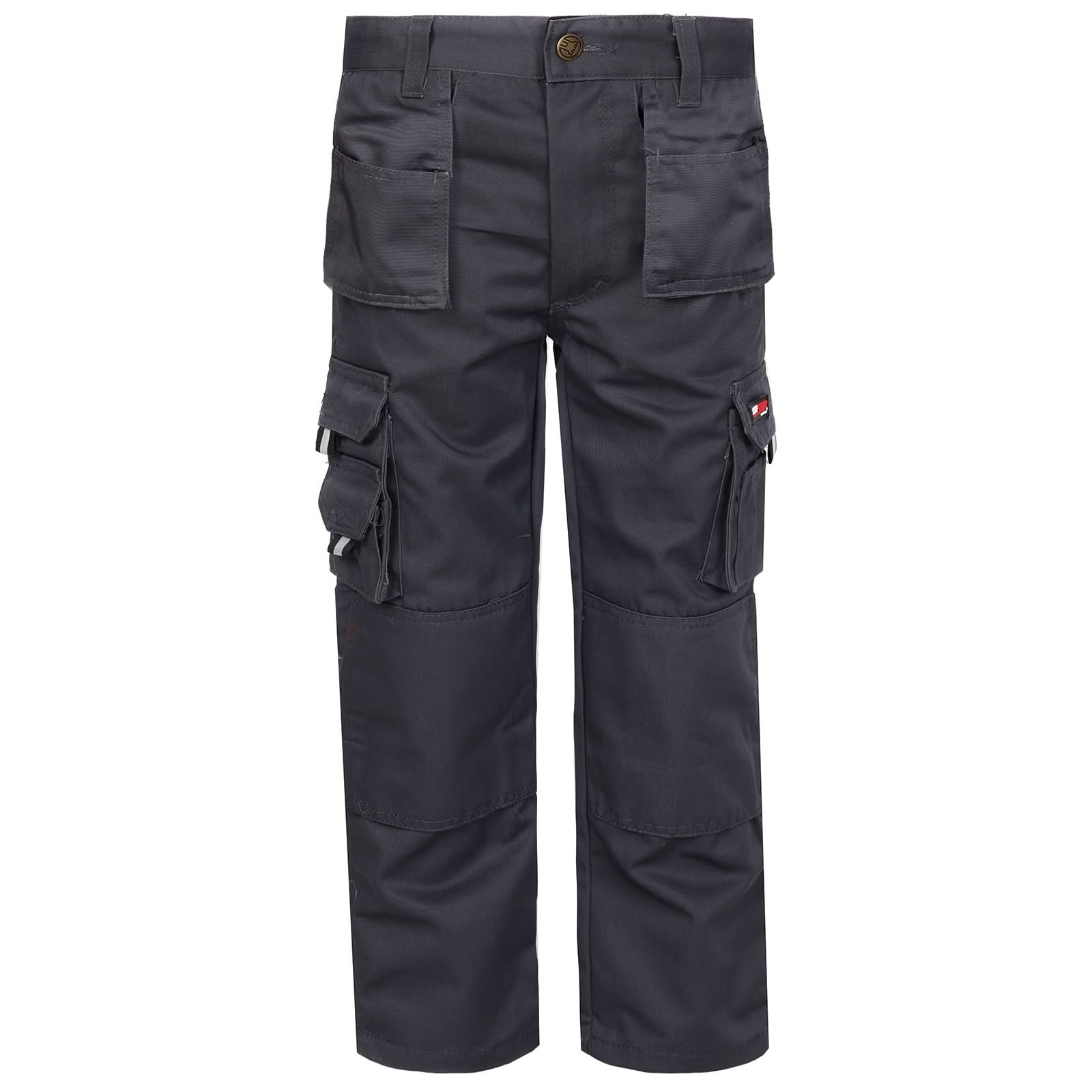 TUFFSTUFF JUNIOR PRO WORK TROUSERS - GREY - Customisable CHILDRENSWEAR